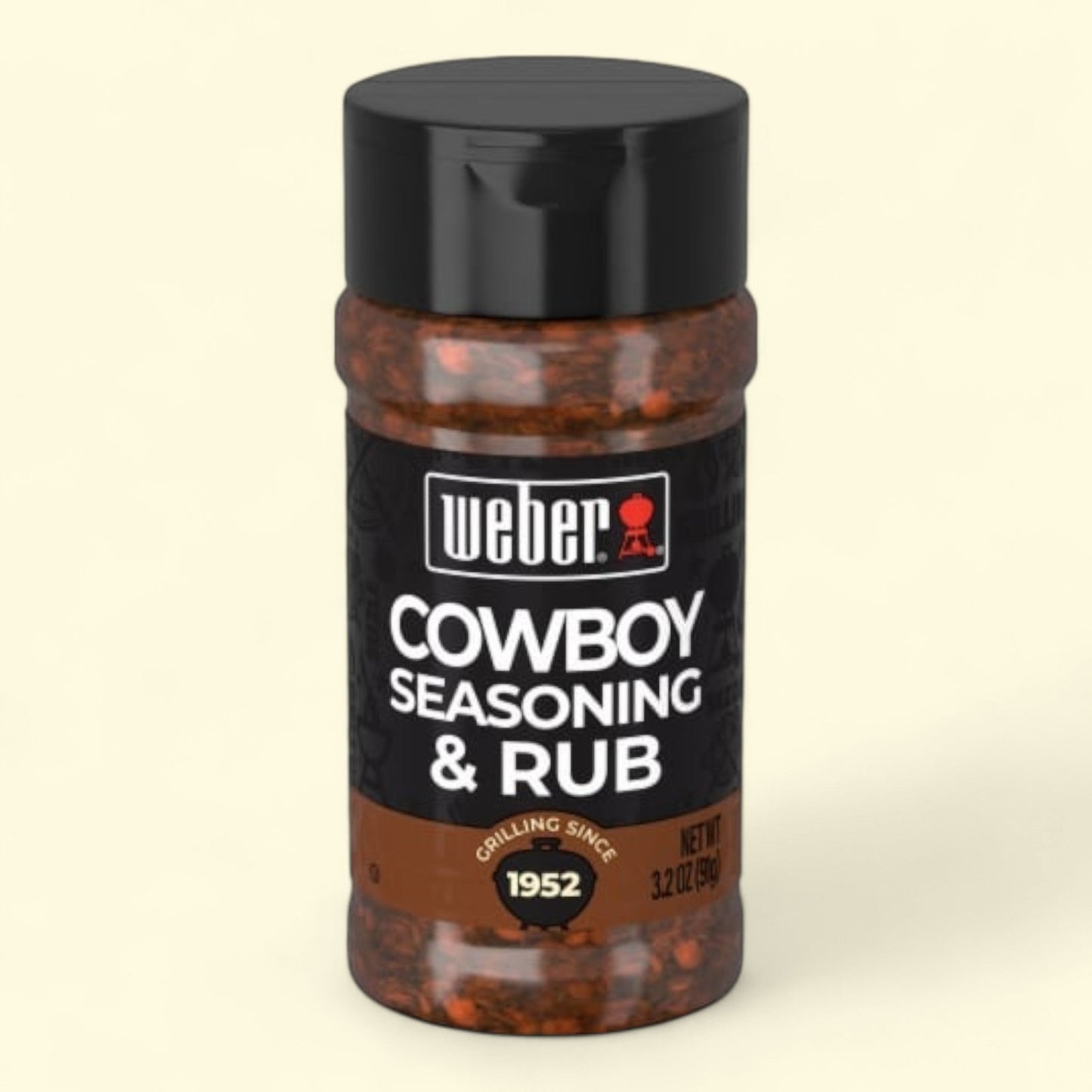 Weber Cowboy Seasoning & Rub, Kosher, Gluten Free, 7.75 oz.