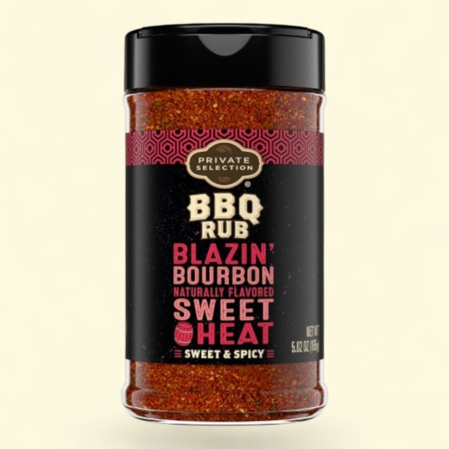 Private Selection, Blazin' Bourbon BBQ Rub Shaker, 5.82 oz