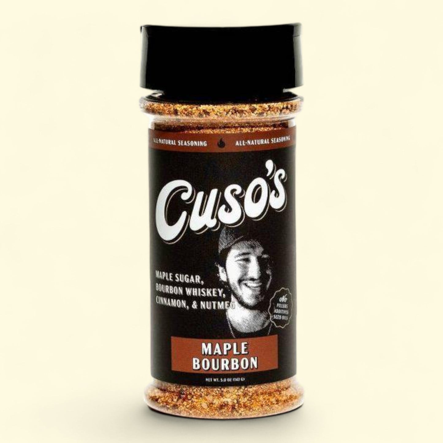 Cuso Cuts BBQ Dry Rub Maple Bourbon Seasoning, 5oz