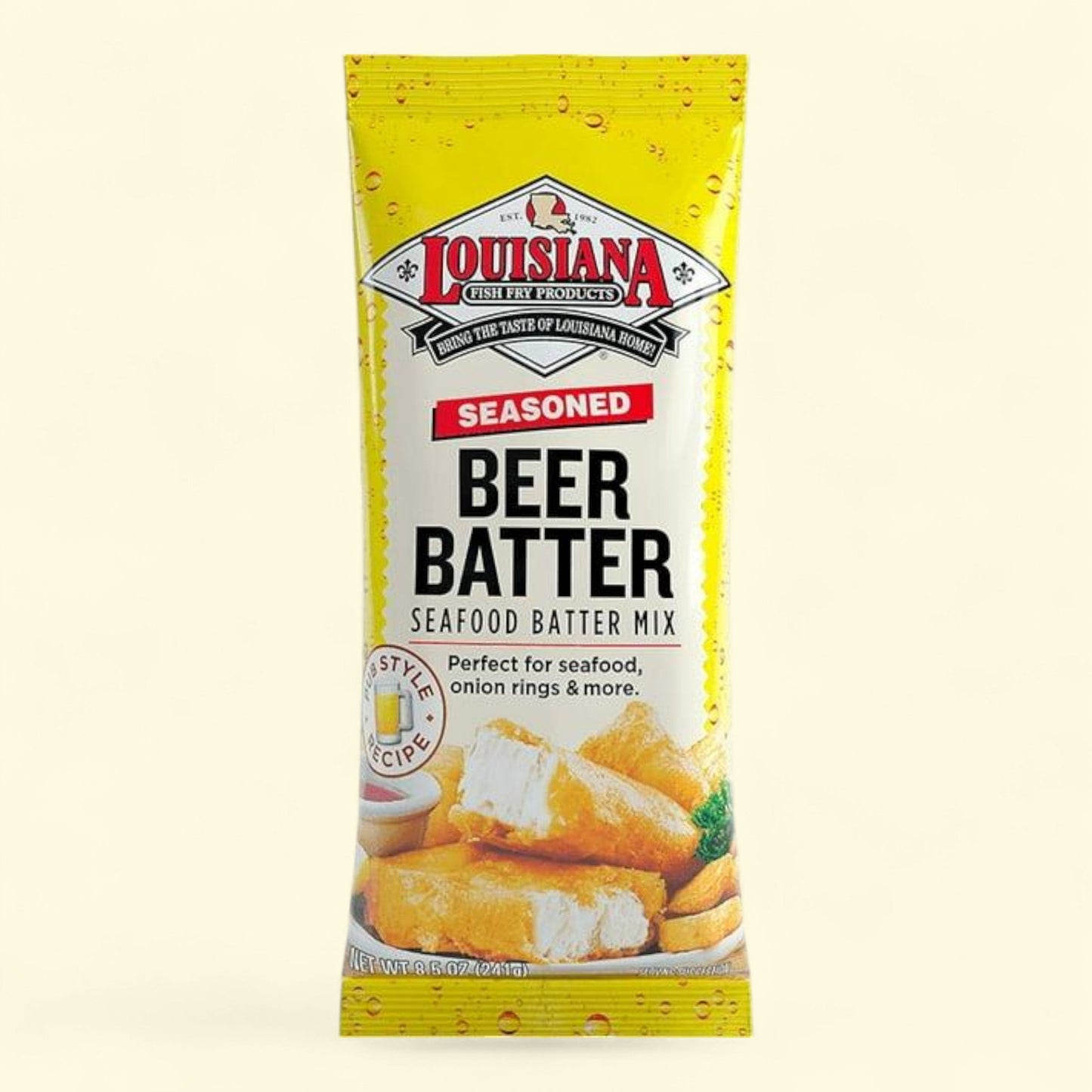 Louisiana Fish Fry Products Seasoned Beer Batter Mix, 8.5oz