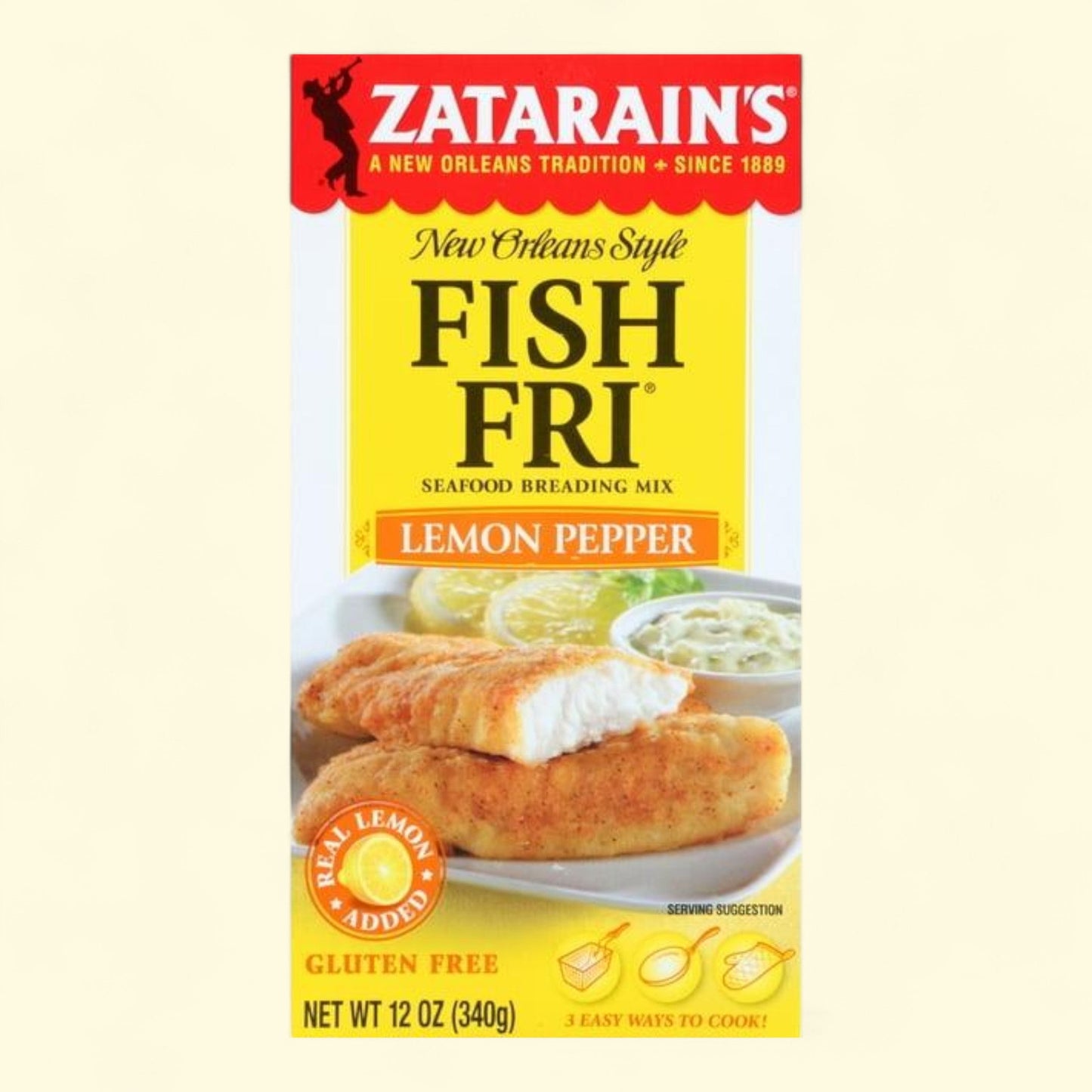 Zatarain's Lemon Pepper Fish Fri, 12 oz