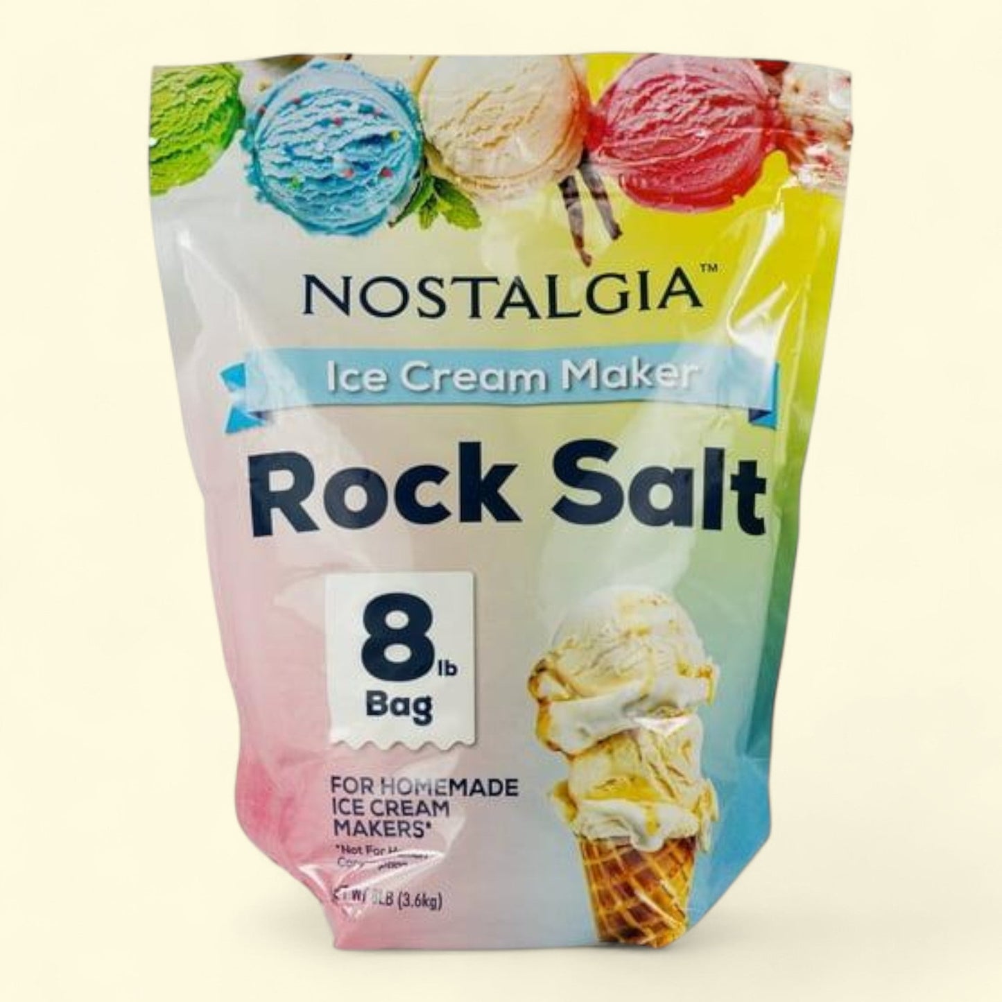 Nostalgia Rock Salt, 8 lb — authentic US product shipped worldwide by Treatspree