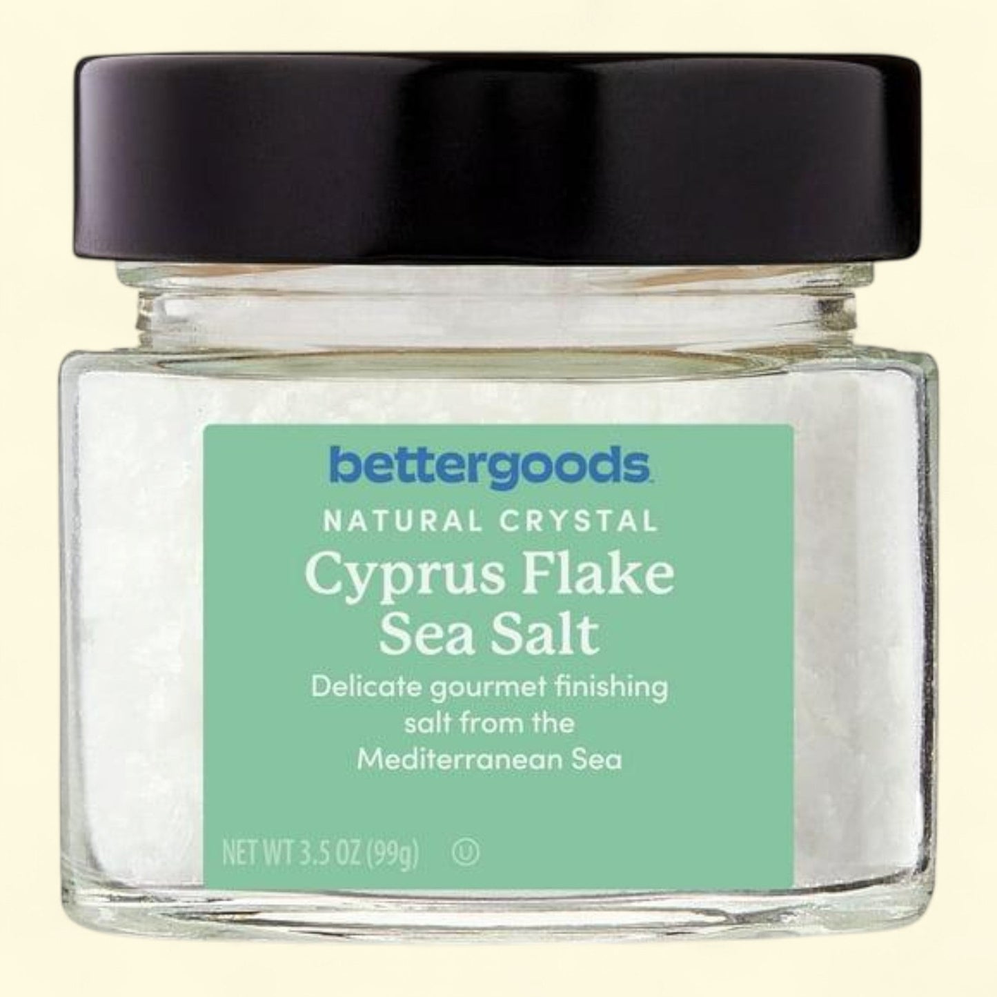 BetterGoods Cyprus Flake Sea Salt, 3.5 oz