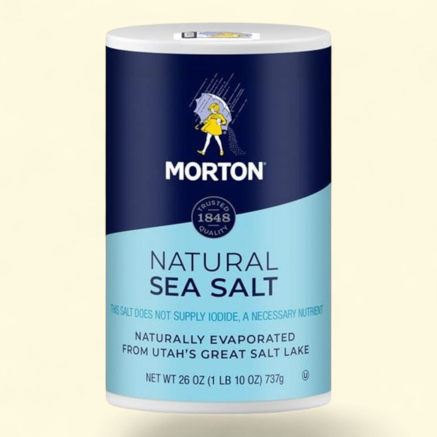 Morton Sea Salt, Natural All-Purpose, 26 oz