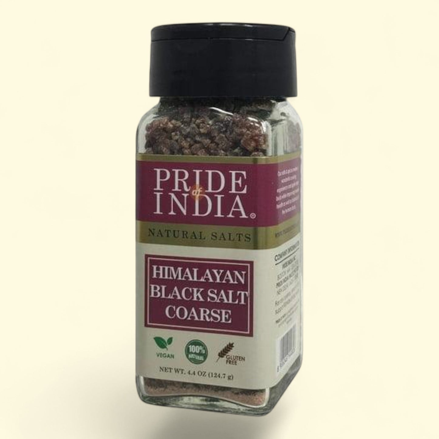 Pride of India Himalayan Black Salt Coarse Grind, 4.4 oz