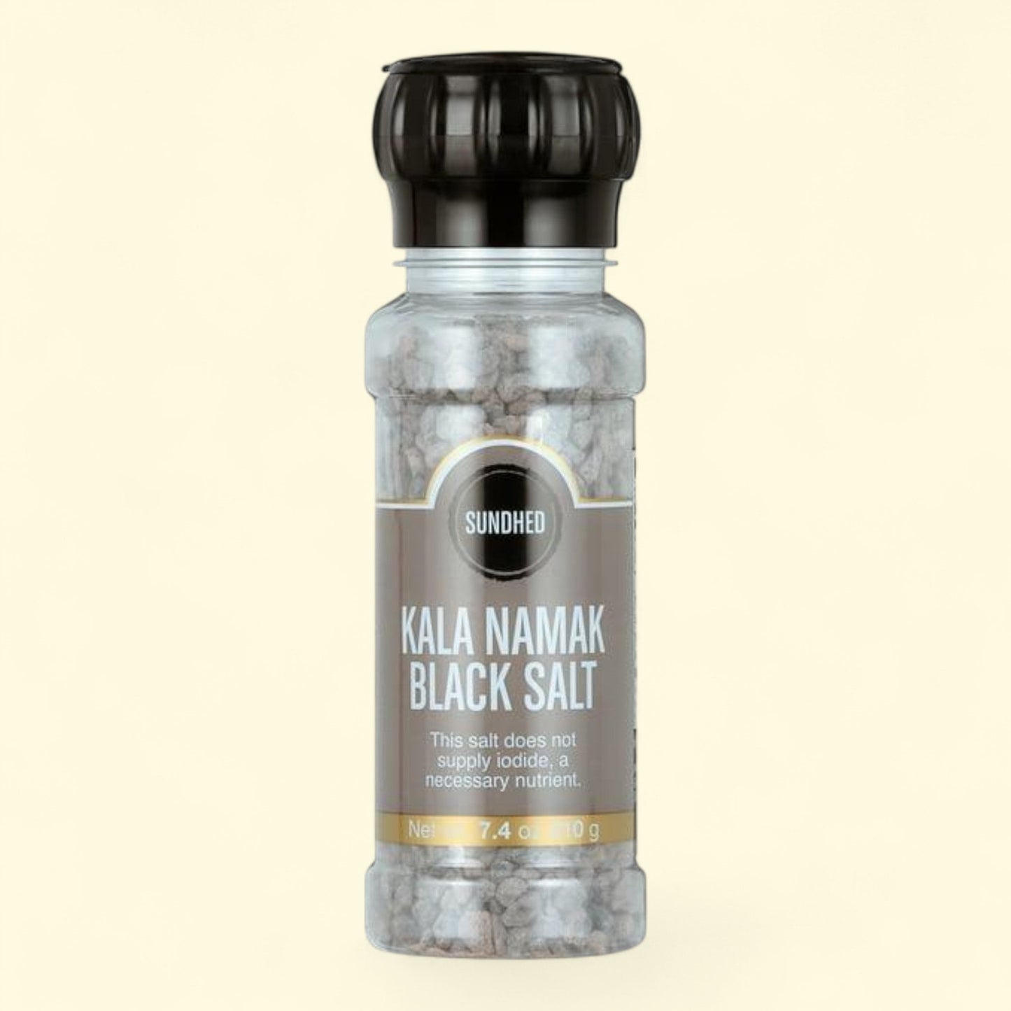 Himalayan Salt Indian Black/Kala Namak in Grinder, 7.4 Oz