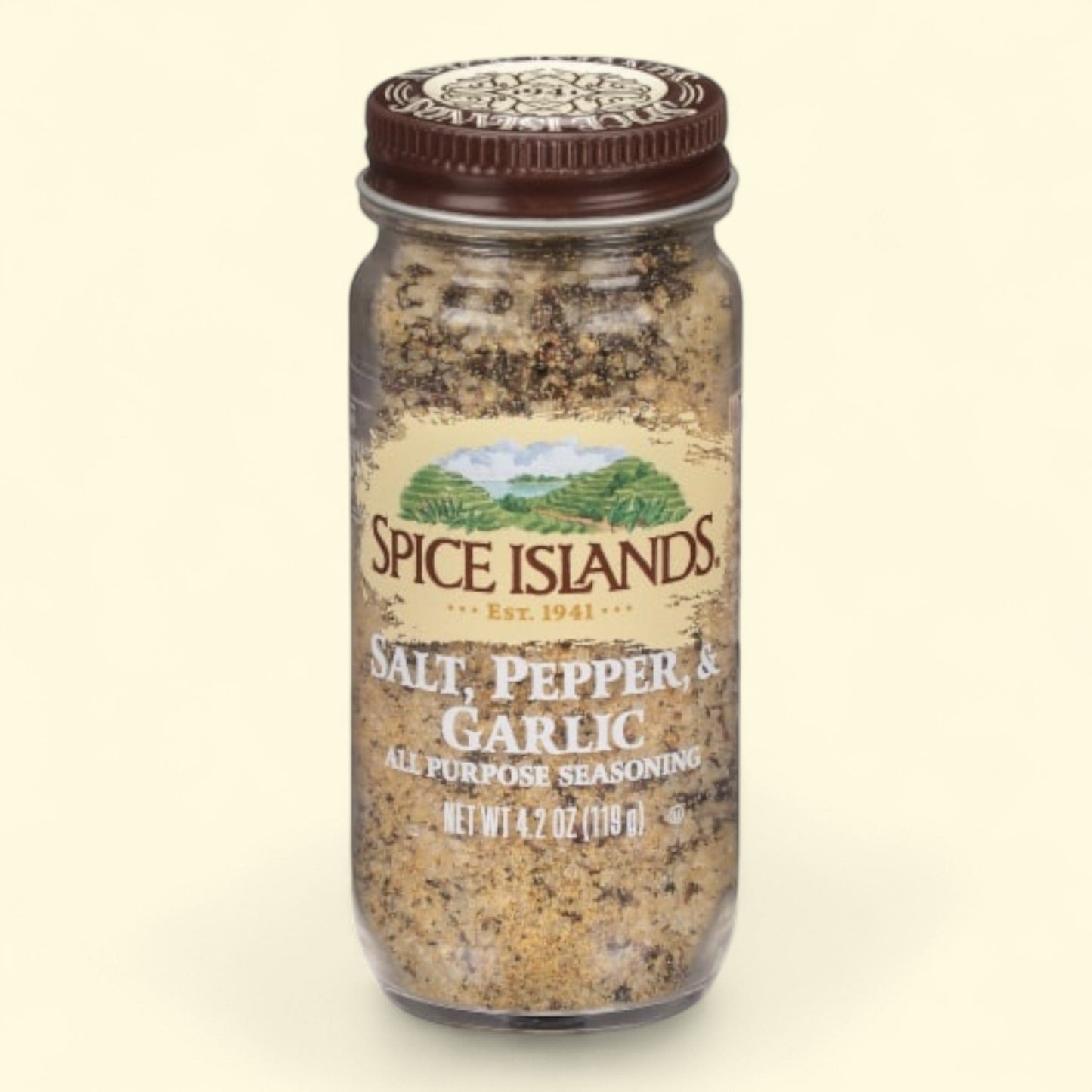 Spice Islands All Purpose Seasoning, Salt, Pepper & Garlic, Kosher, 3.5 oz