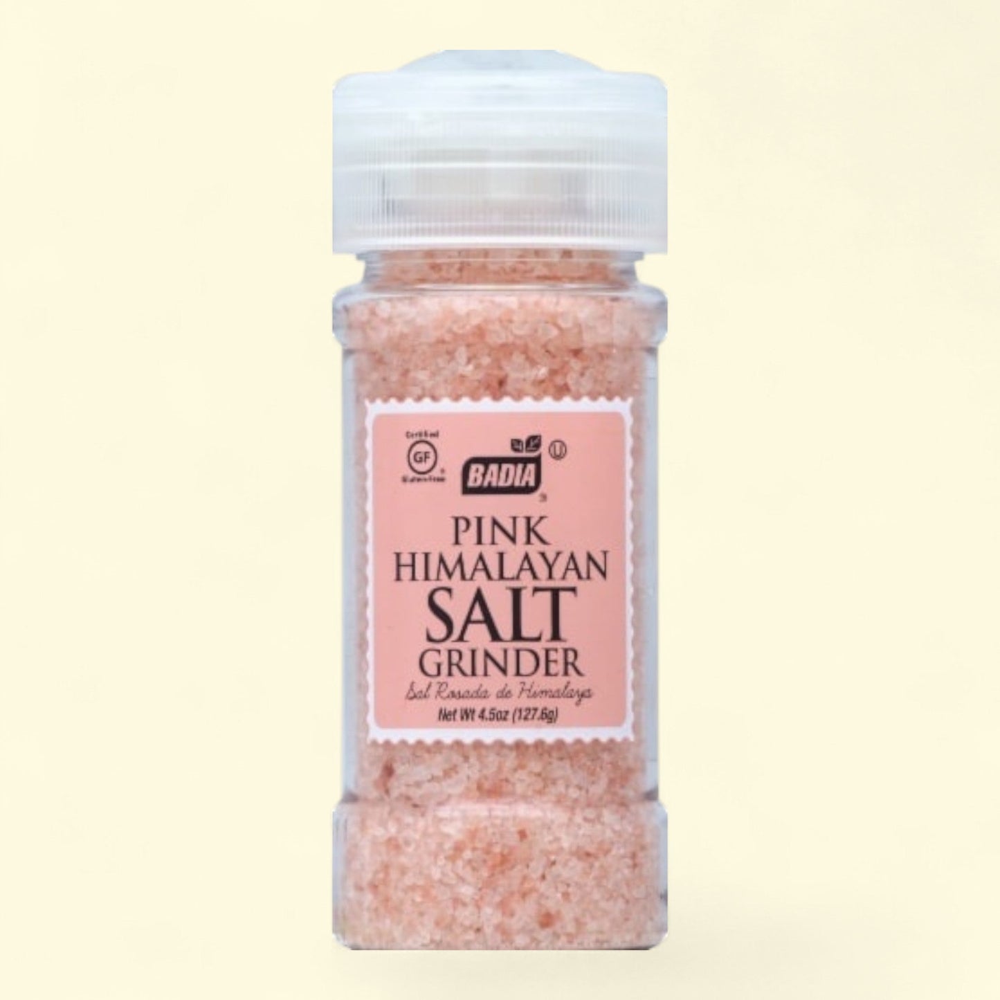 Badia Pink Himalayan Salt Grinder, 8 oz — authentic US product shipped worldwide by Treatspree
