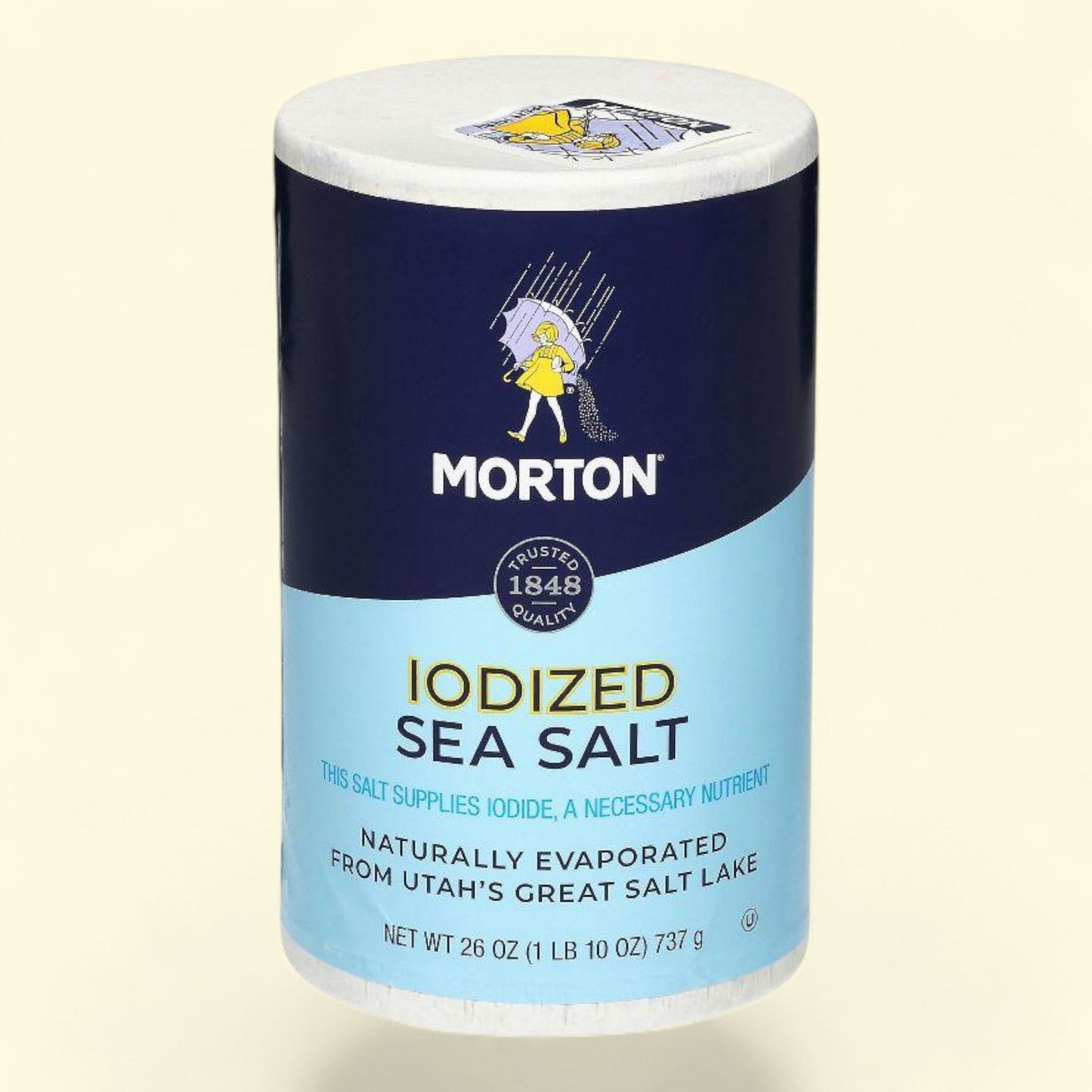 Sel de mer iodé Morton, 736 g