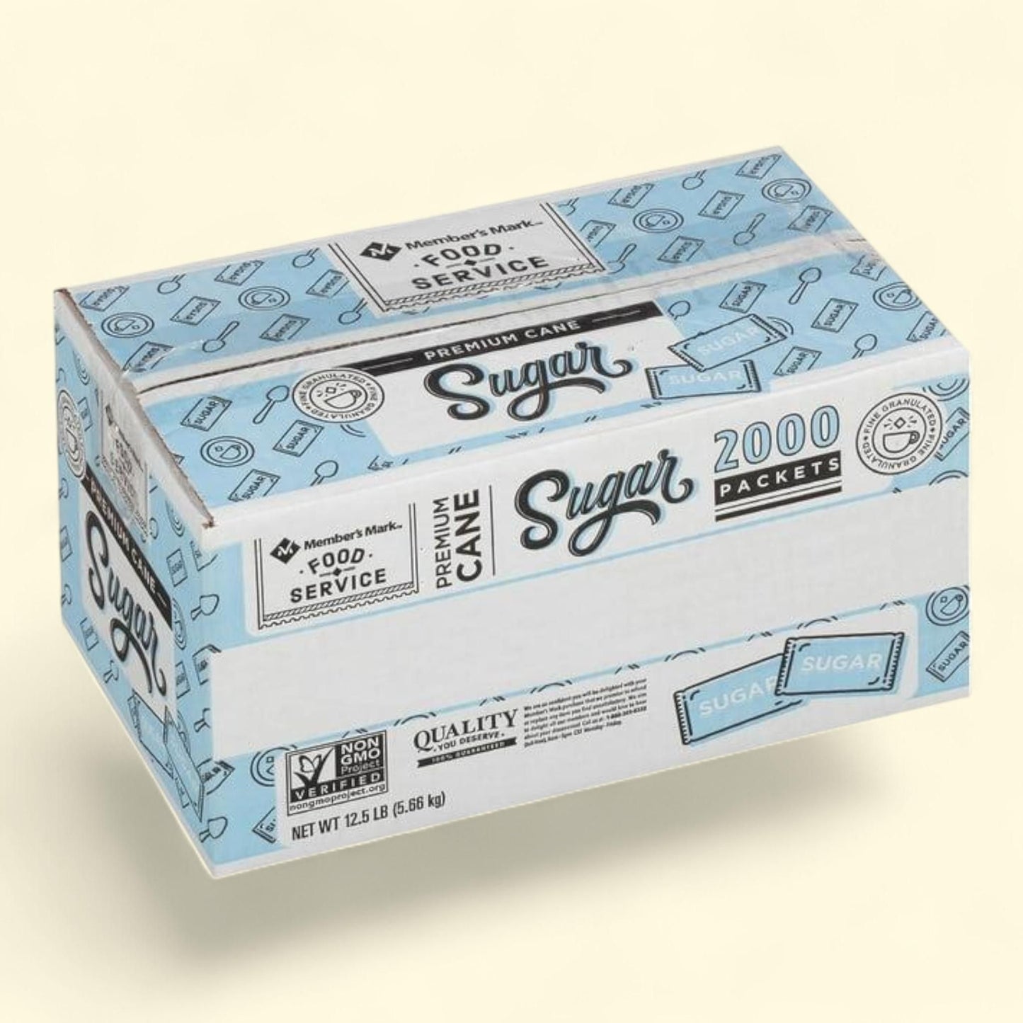 Member's Mark Premium Cane Sugar Packets, 2,000 ct.