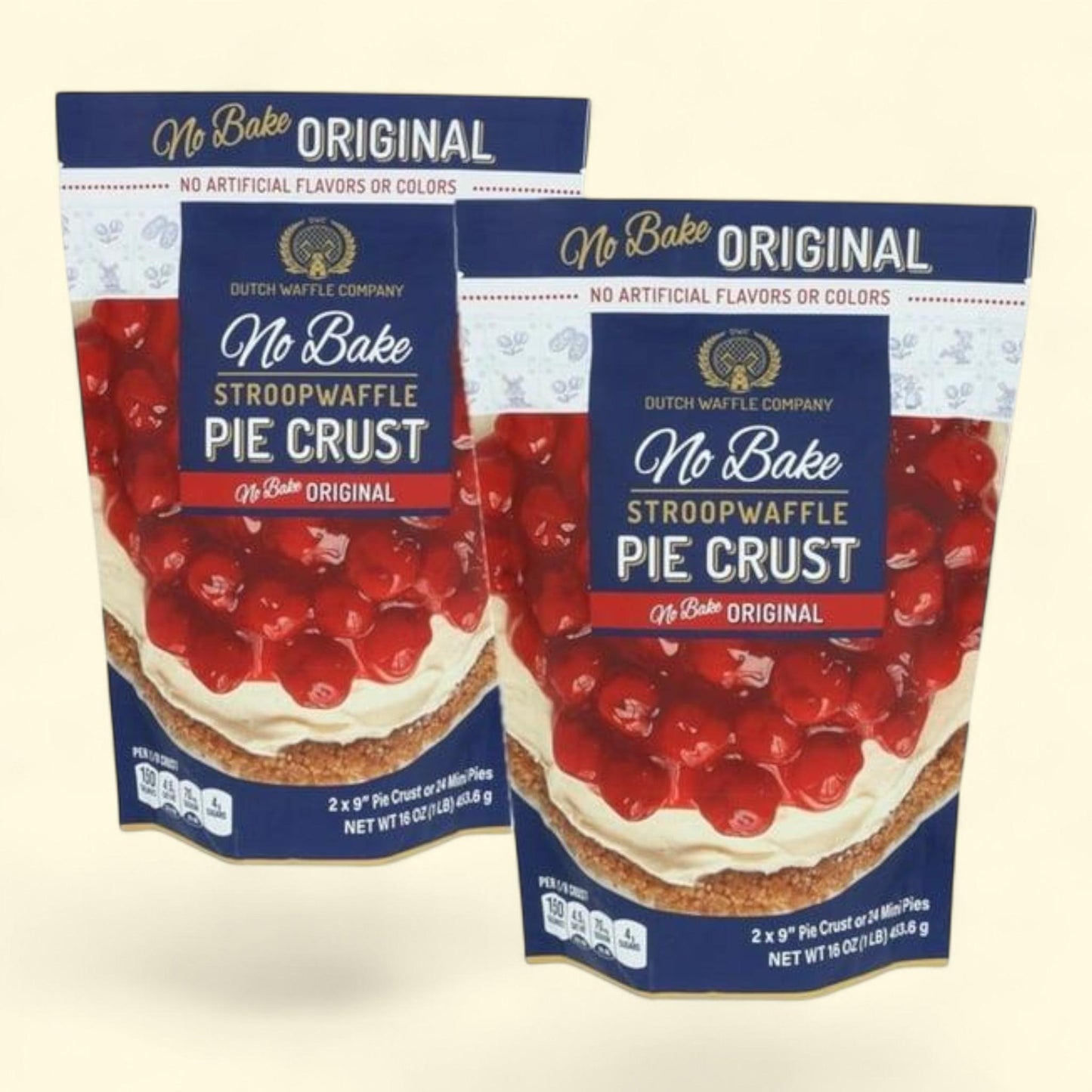 Dutch Waffle Stroopwafel Pie Crust, 2 pk. — authentic US product shipped worldwide by Treatspree