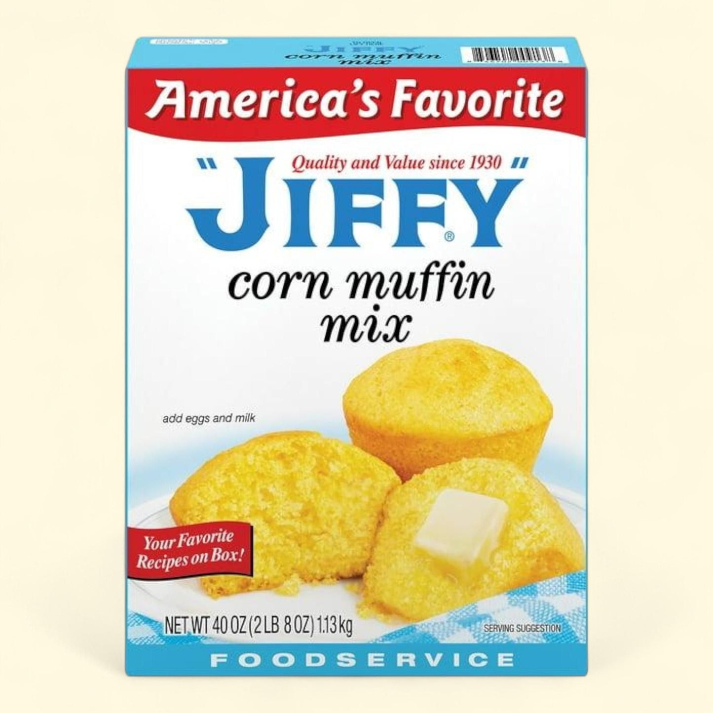 JIFFY Corn Muffin Mix, 40 oz.