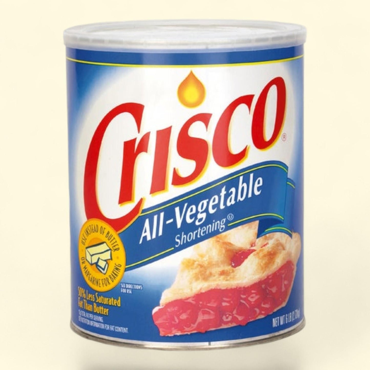 Crisco, All-Vegetable Shortening, 6 lbs