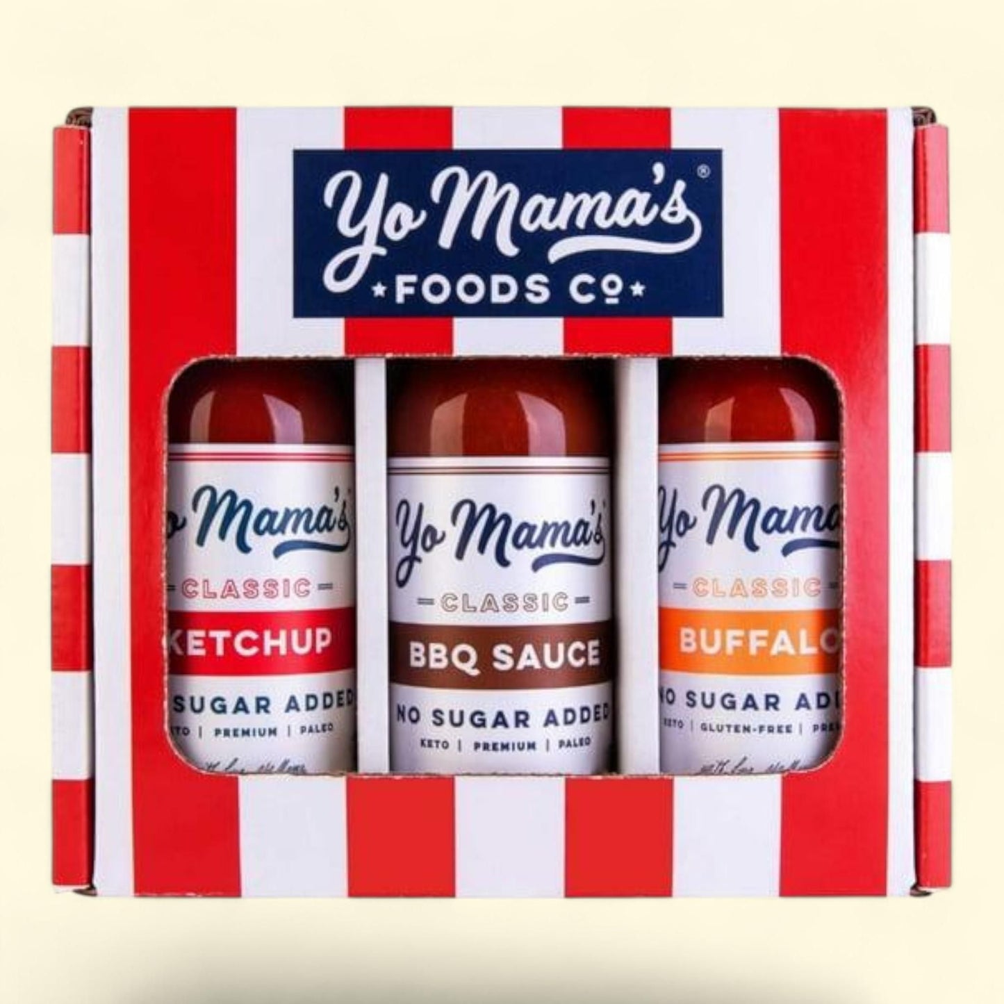 Yo Mama's Foods Keto Condiments Variety Pack, 42 oz.