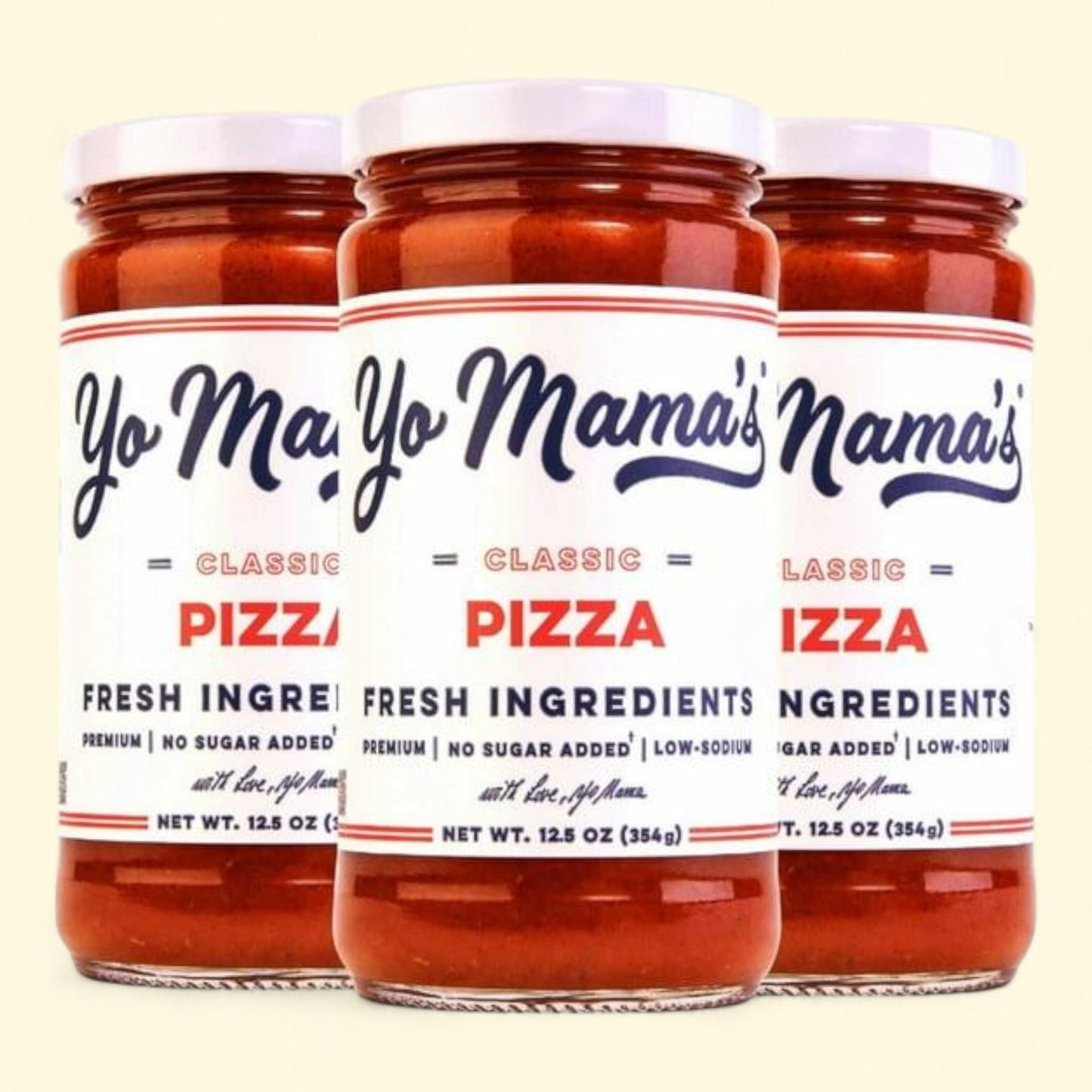 Yo Mama's Foods Low-Carb Pizza Sauce 12.5 oz., 3 pk.