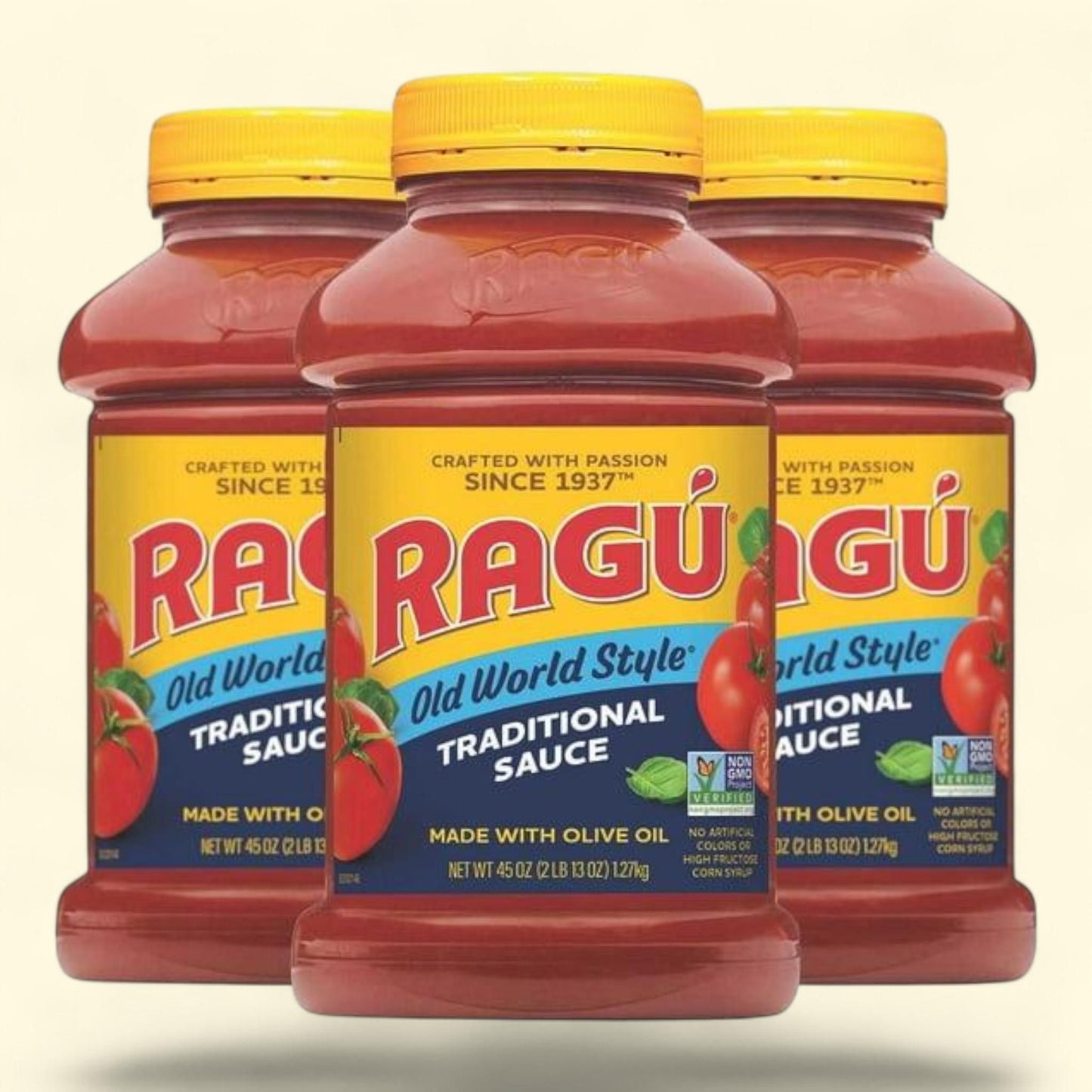 Ragu Old World Style Traditional Pasta Sauce, 45 oz., 3 pk.