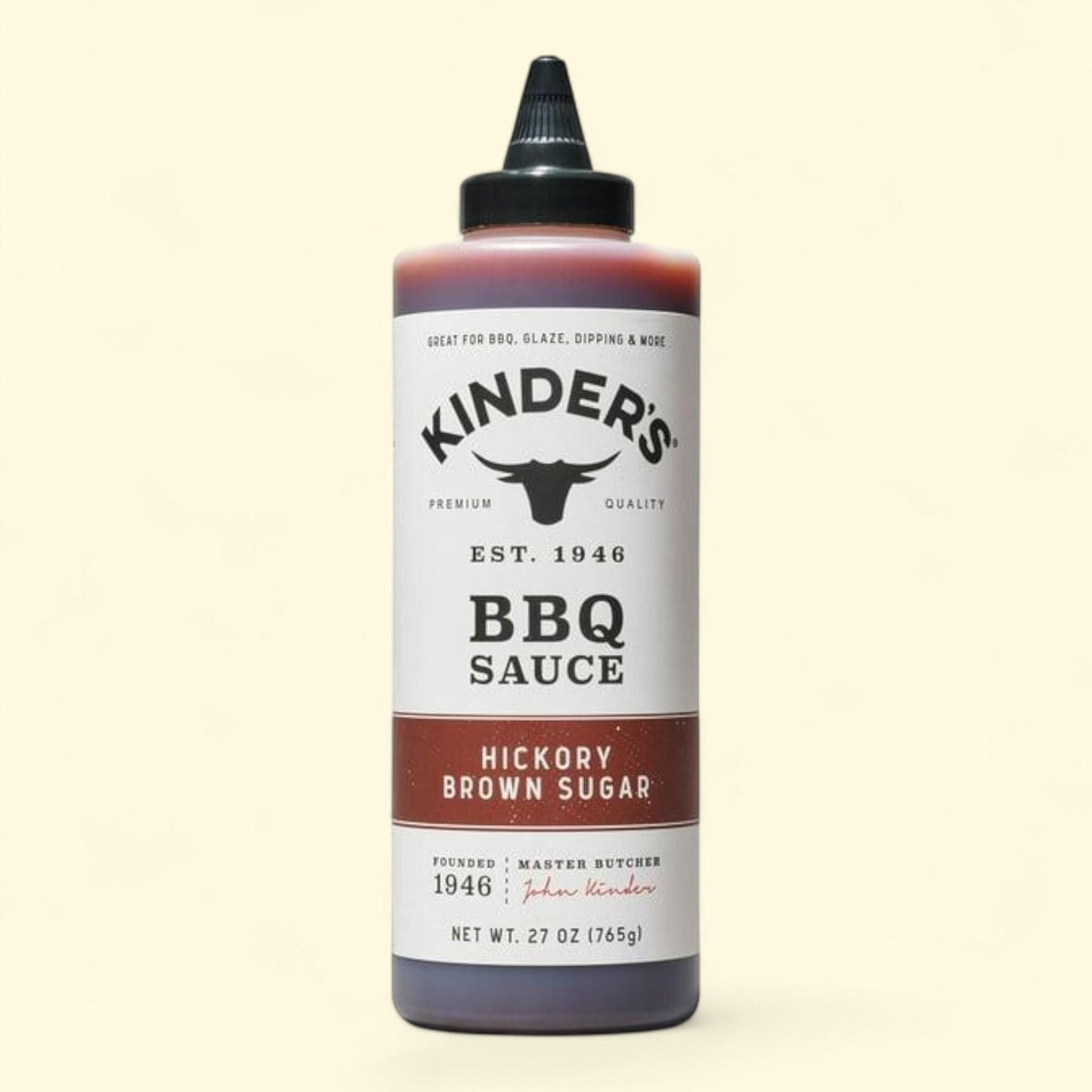 Kinder's Hickory Brown Sugar BBQ Sauce, 27 oz.