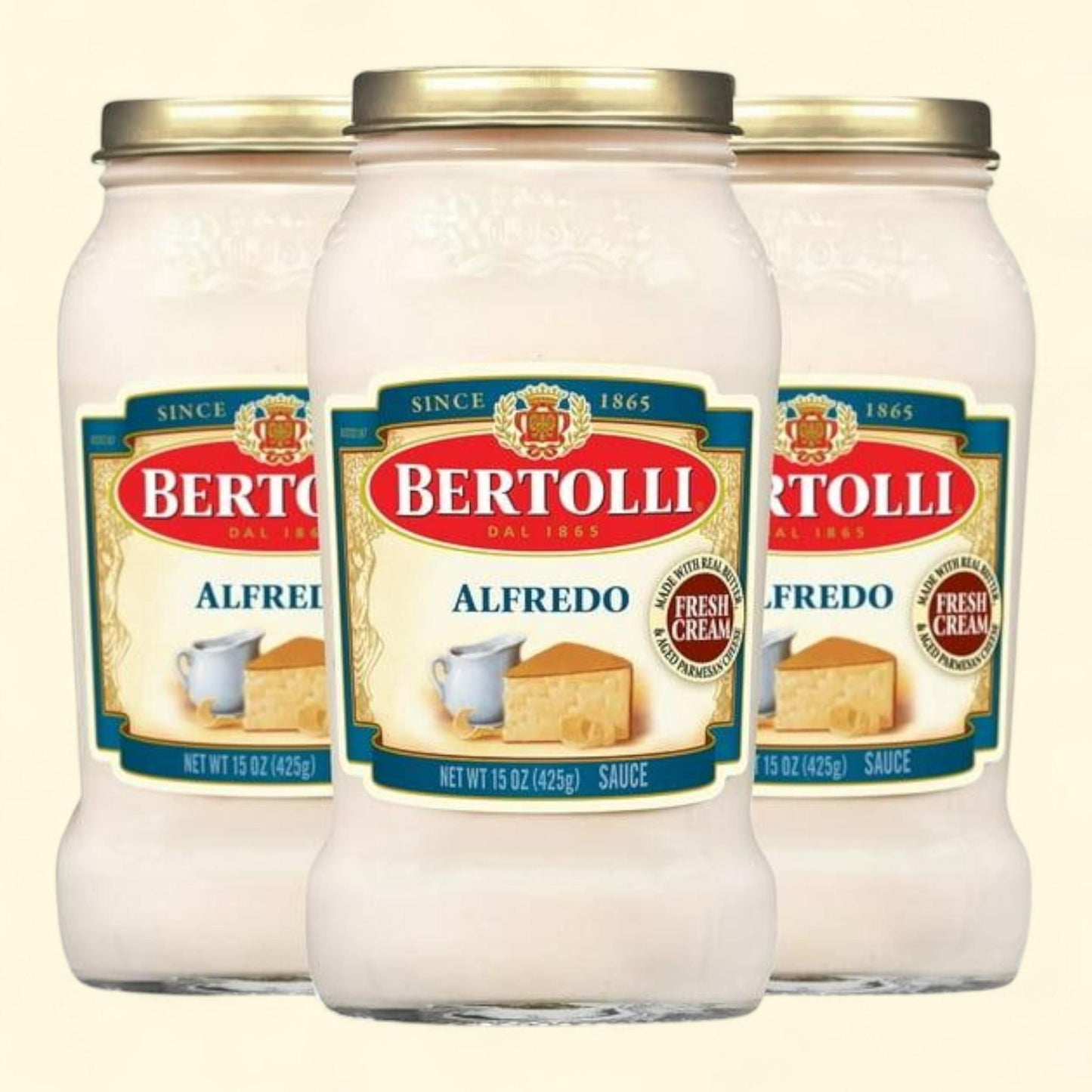 Bertolli Alfredo Sauce, 15 oz., 3 pk.