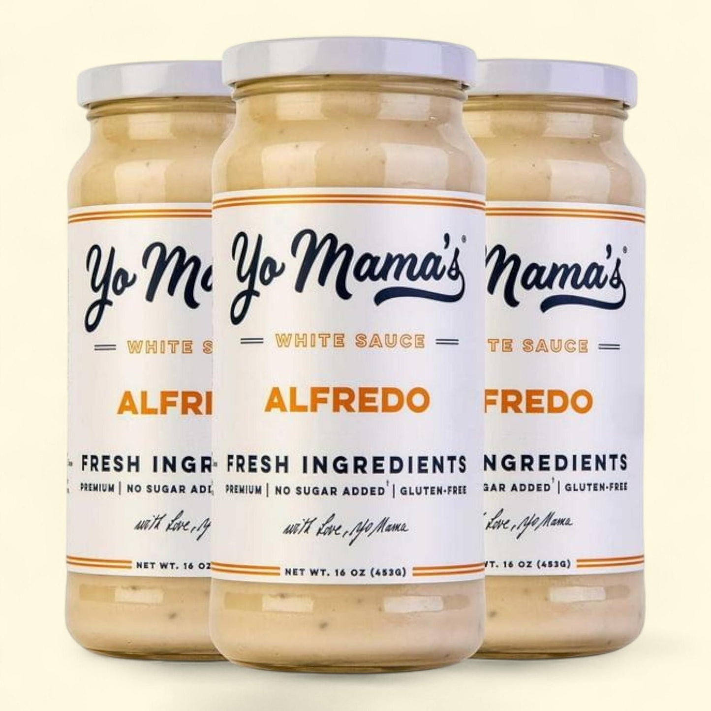 Yo Mama's Alfredo Sauce, 16 oz., 3 pk.