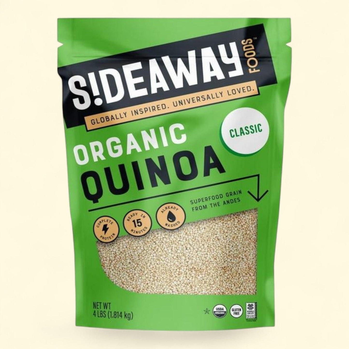 Sideaway Foods Quinoa, 64oz.