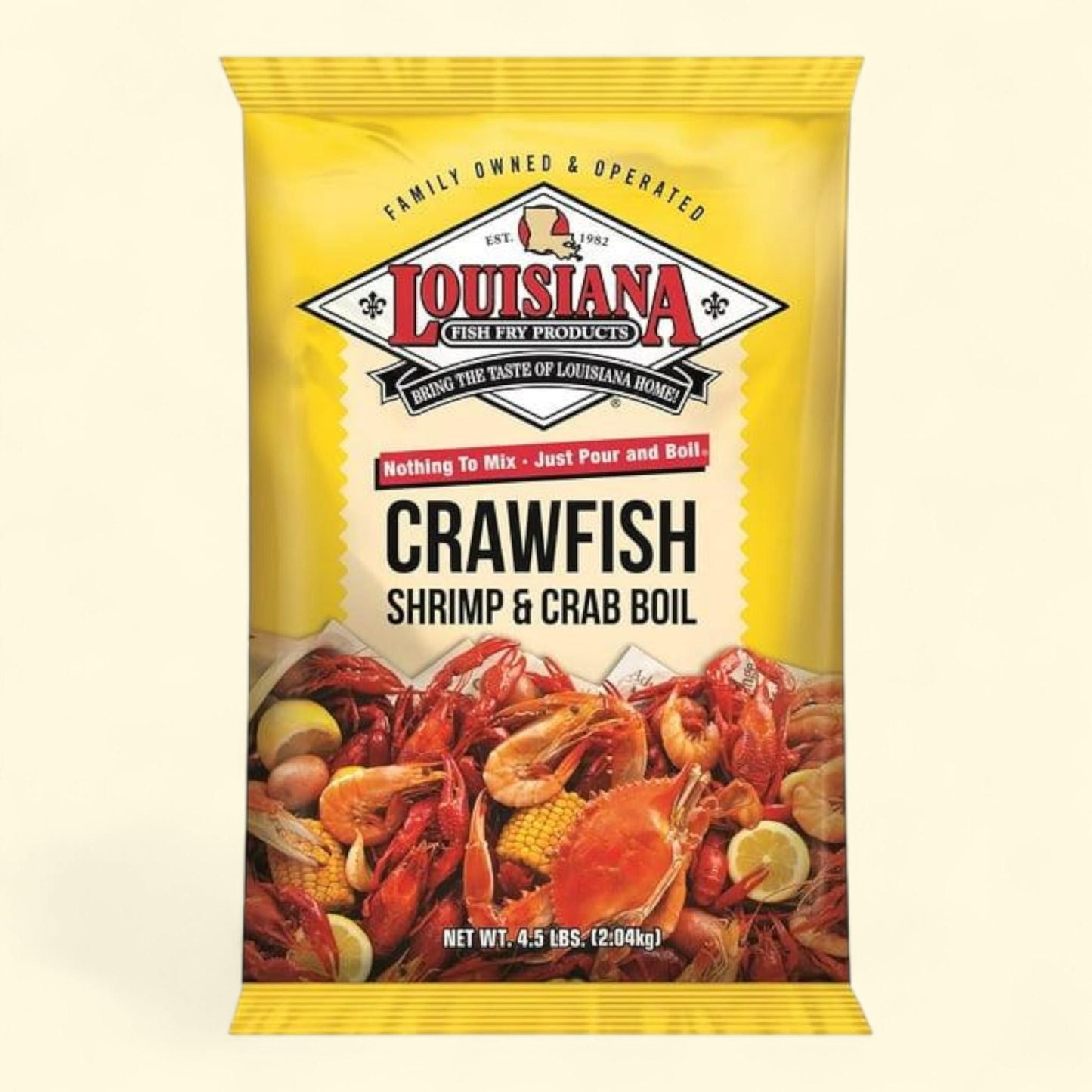 Louisiana Fish Fry Crawfish Shrimp and Crab Boil, 4.5 lbs.