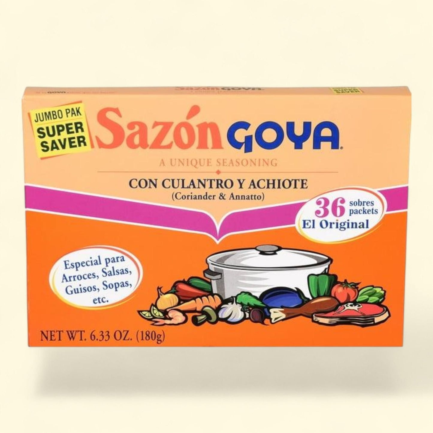 Goya Sazon, 6.3 oz., 36 ct.