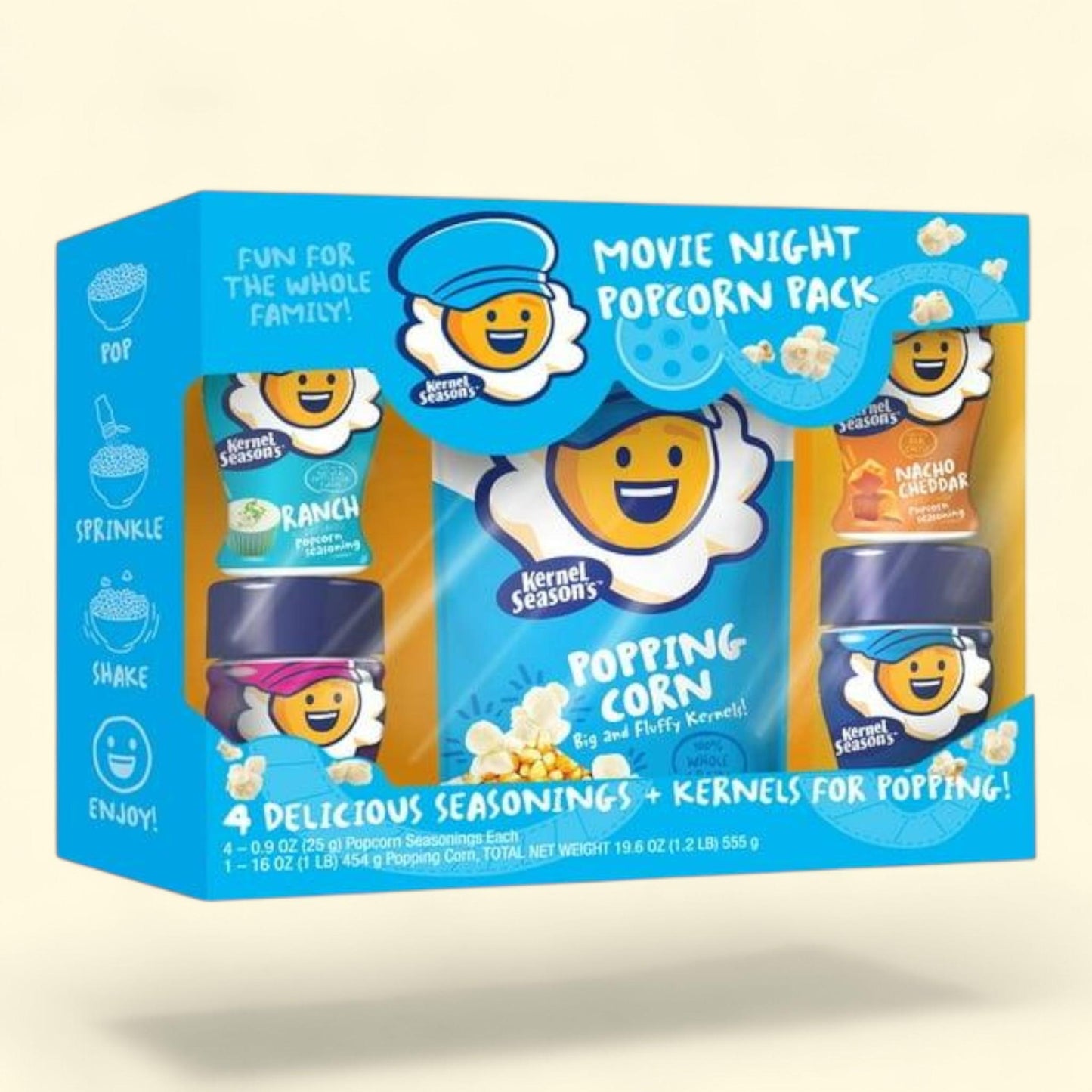 Kernel Season's Movie Night Popcorn Seasoning & Kernels, Variety Pack, 5 pk.