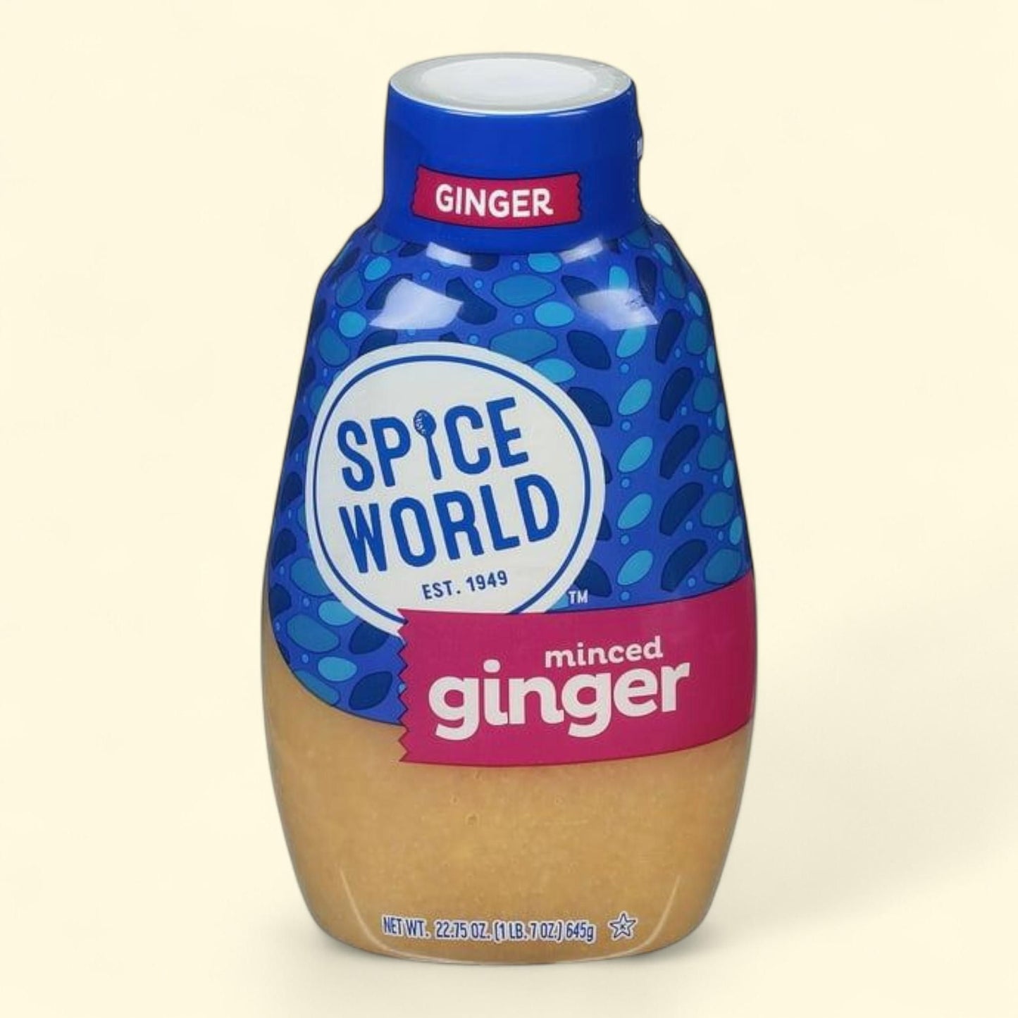 Spice World Minced Ginger Seasoning, 22.75 oz.