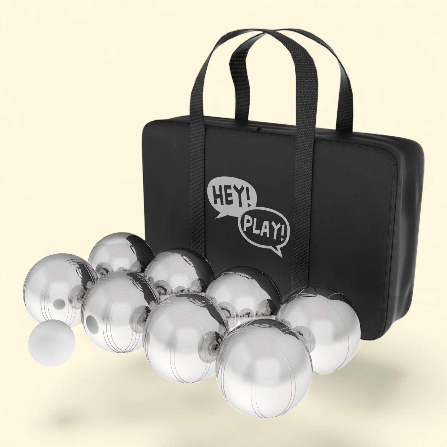 Lot de boules de pétanque Trademark Games, jeu de plein air avec sac de transport, 1 pièce