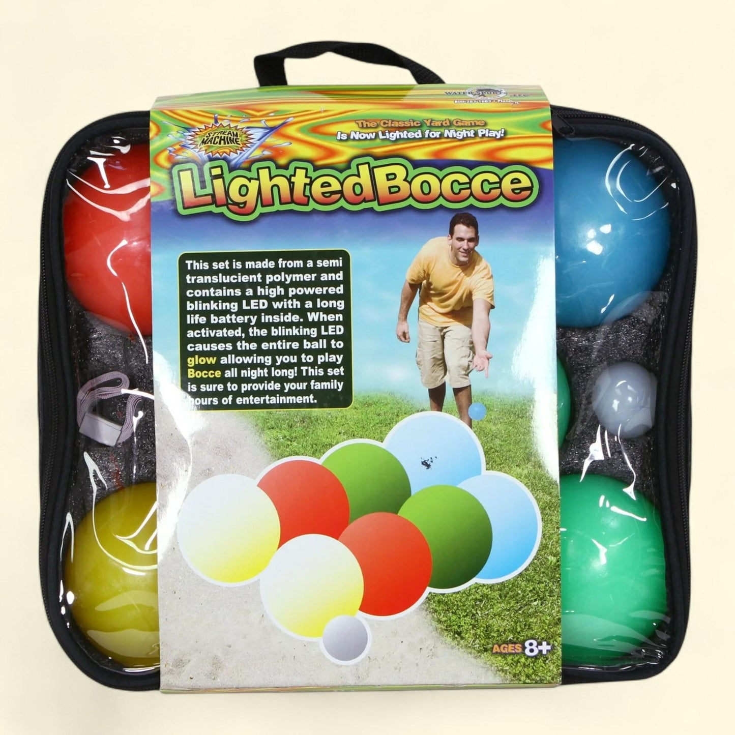Water Sports Lighted Bocce Ball Set, Children 8+ Years — authentic US product shipped worldwide by Treatspree