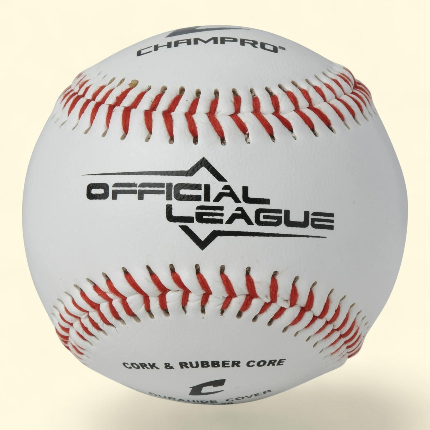 Balle de baseball en cuir synthétique Champro Sports Official League, lot de douze