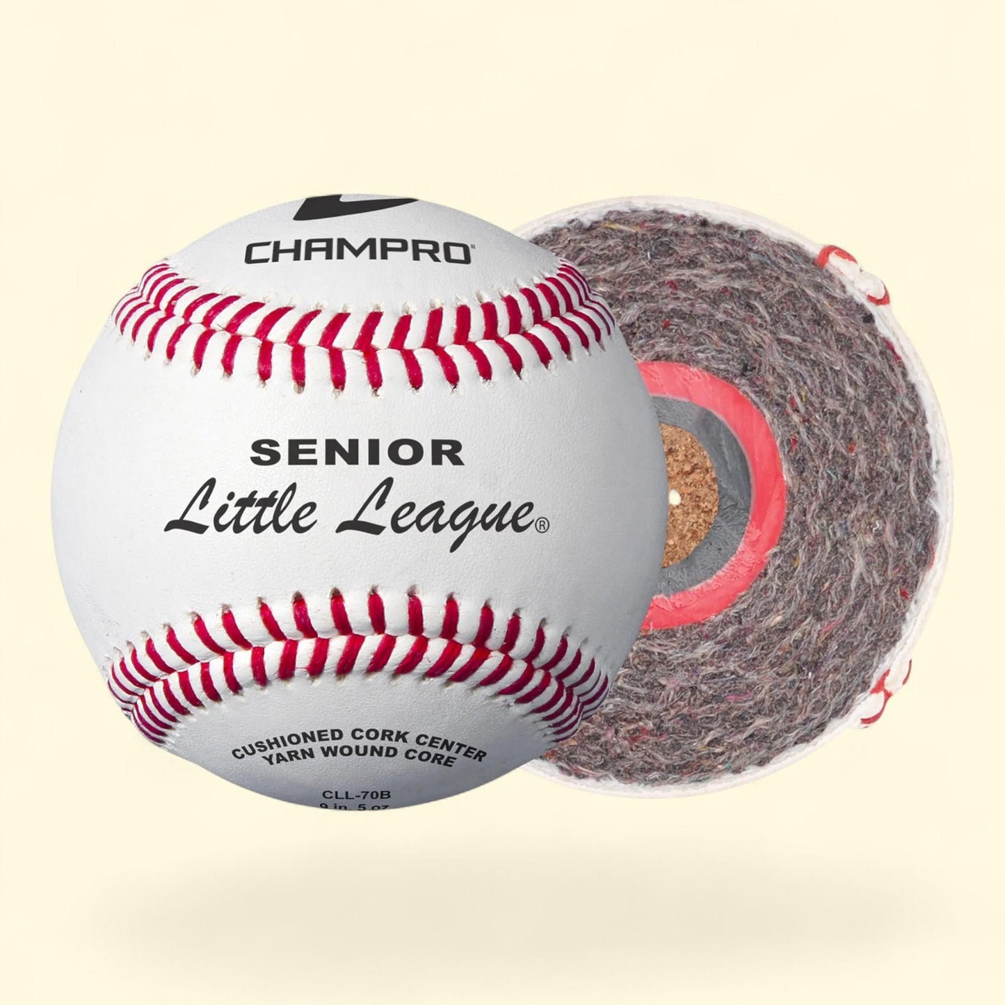 Balles de baseball de tournoi CHAMPRO, revêtement en cuir pleine fleur, lot de 12.