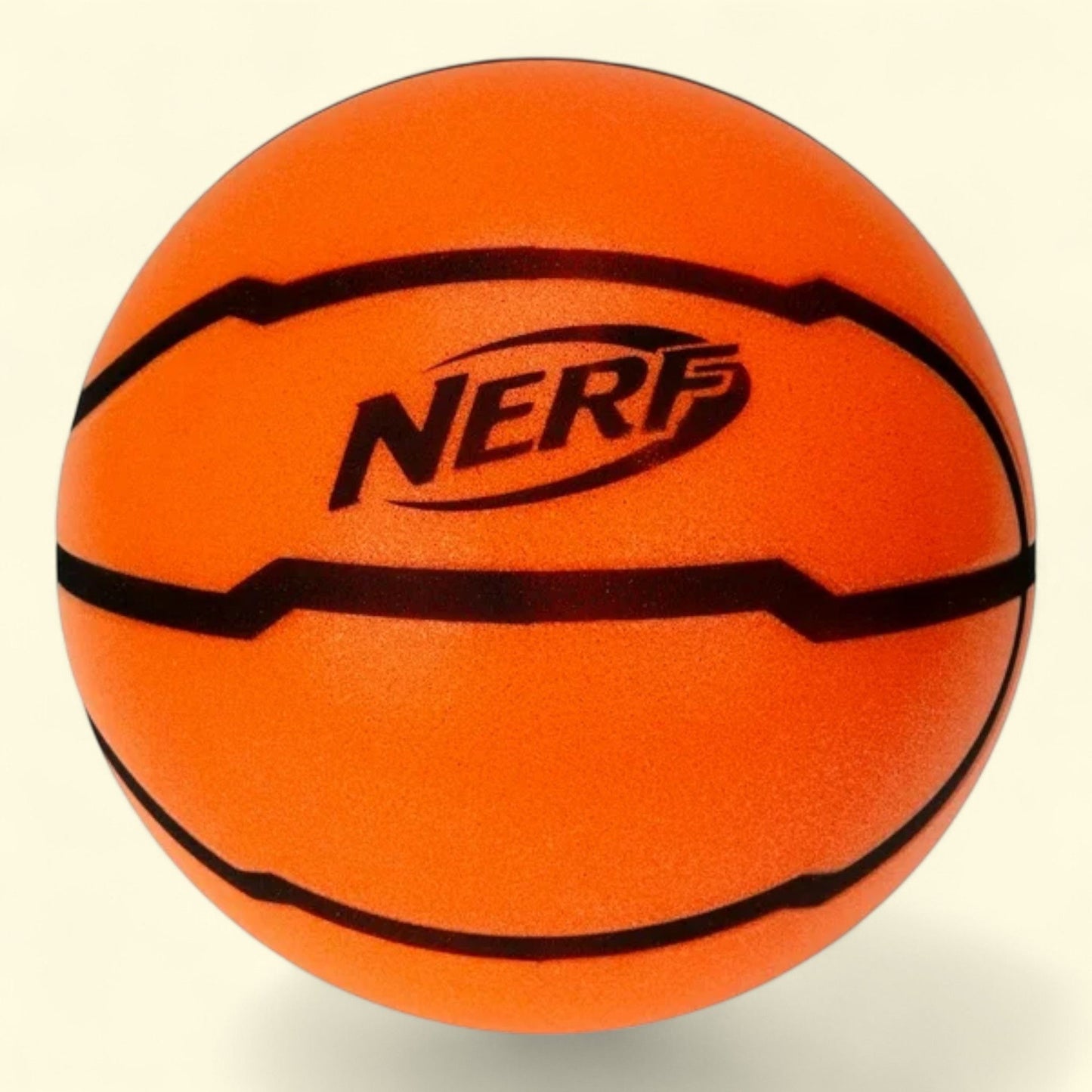 Mini-ballon de basket en mousse silencieux NERF Quietcourt, 18 cm