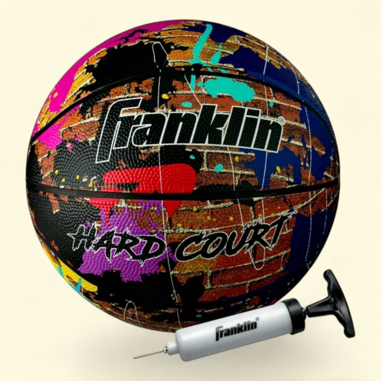 Franklin Sports HARD COURT Basketball, 29.5"