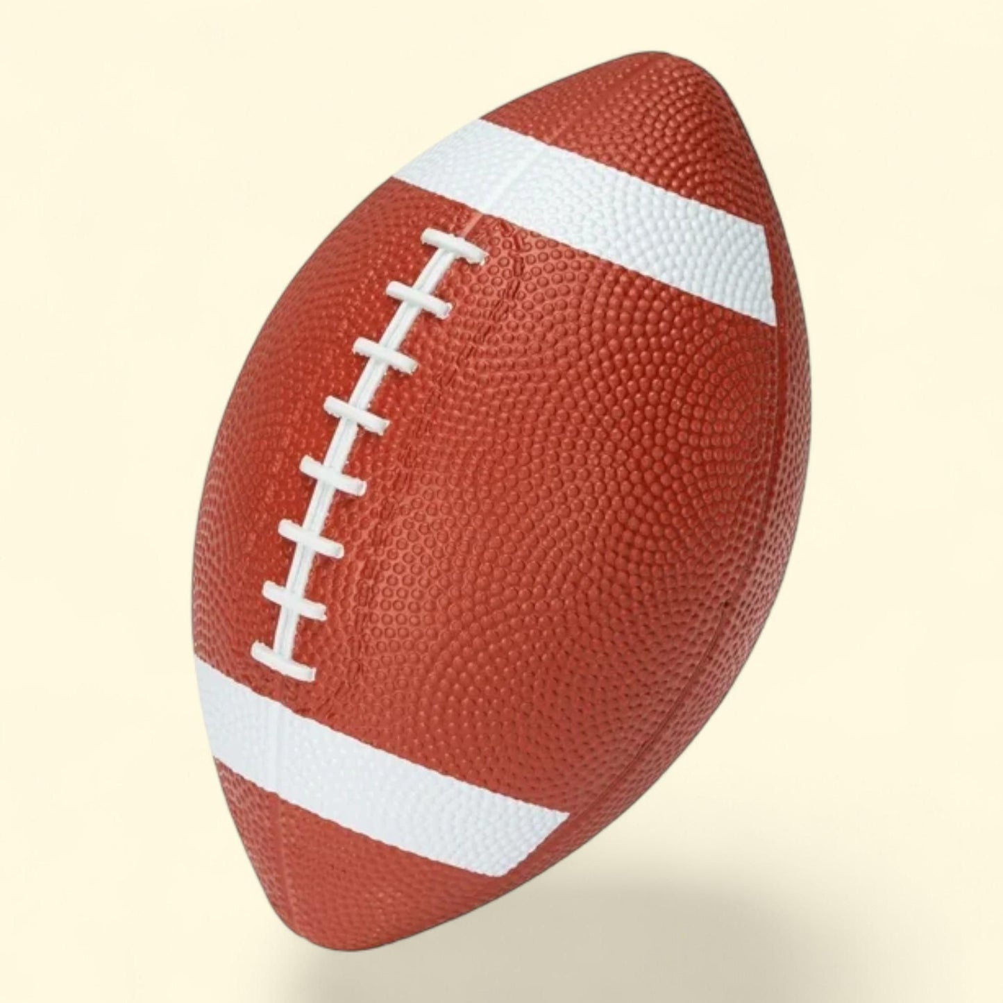 Franklin Sports Mini Rubber Brown Football, Youth Size, 10"