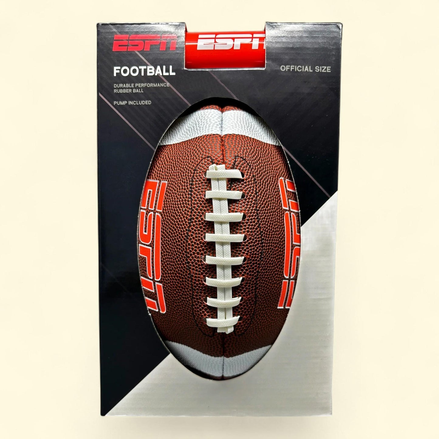 ESPN XR3 Official Match Size Football, Anti-Skid Composite Material... — authentic US product shipped worldwide by Treatspree