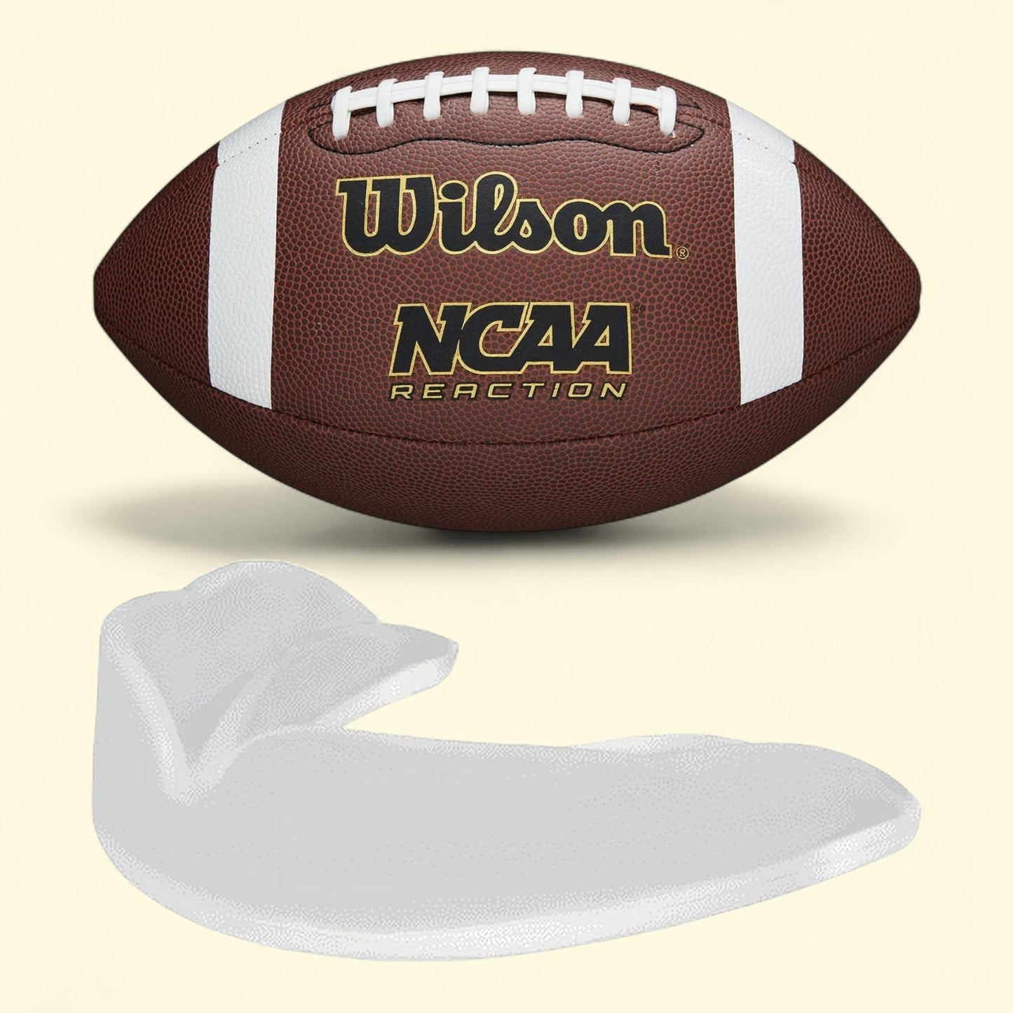 Wilson NCAA Reaction Composite Football, Official Size + Shock Doct... — authentic US product shipped worldwide by Treatspree