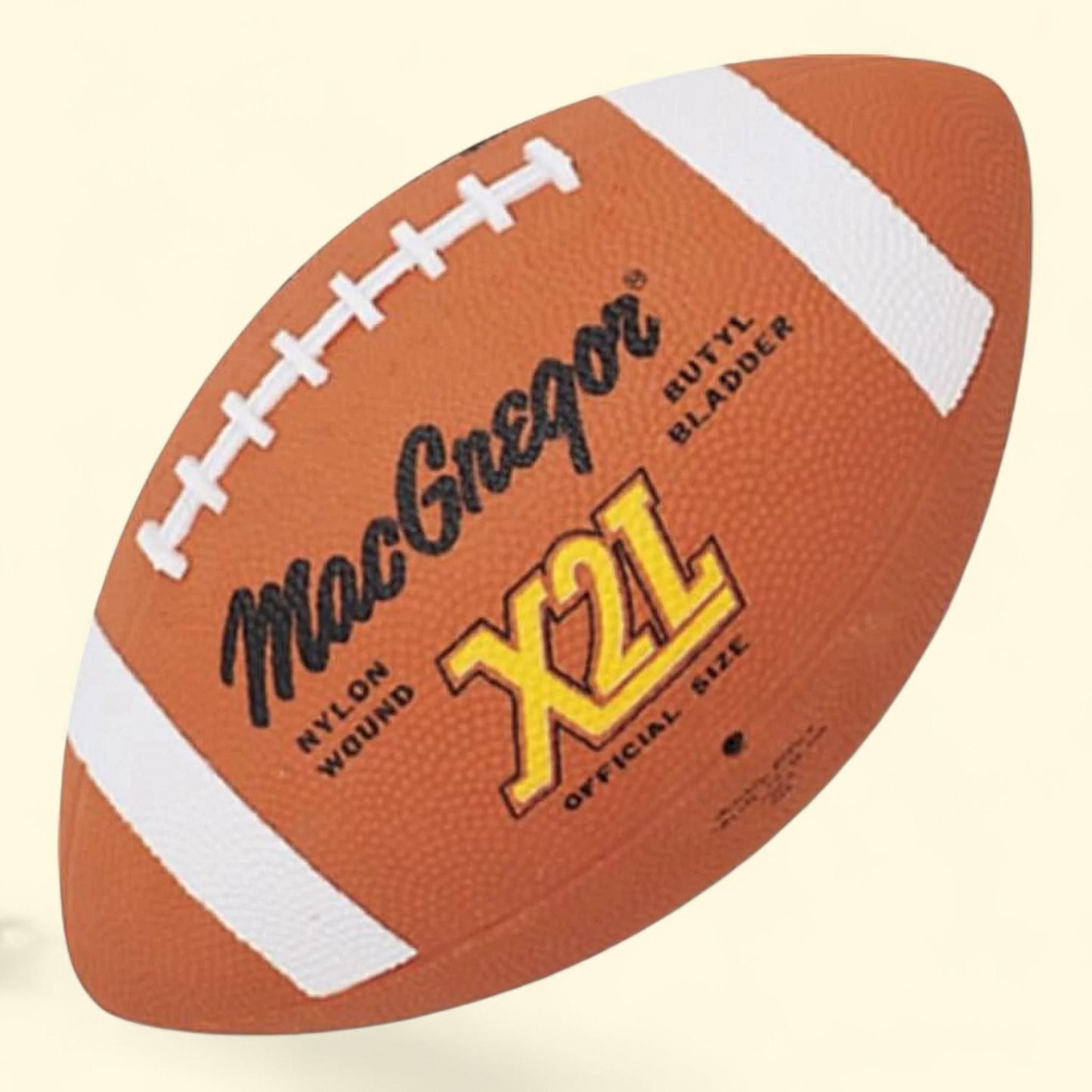 MacGregor Official Size X2L Super Grip Rubber Football