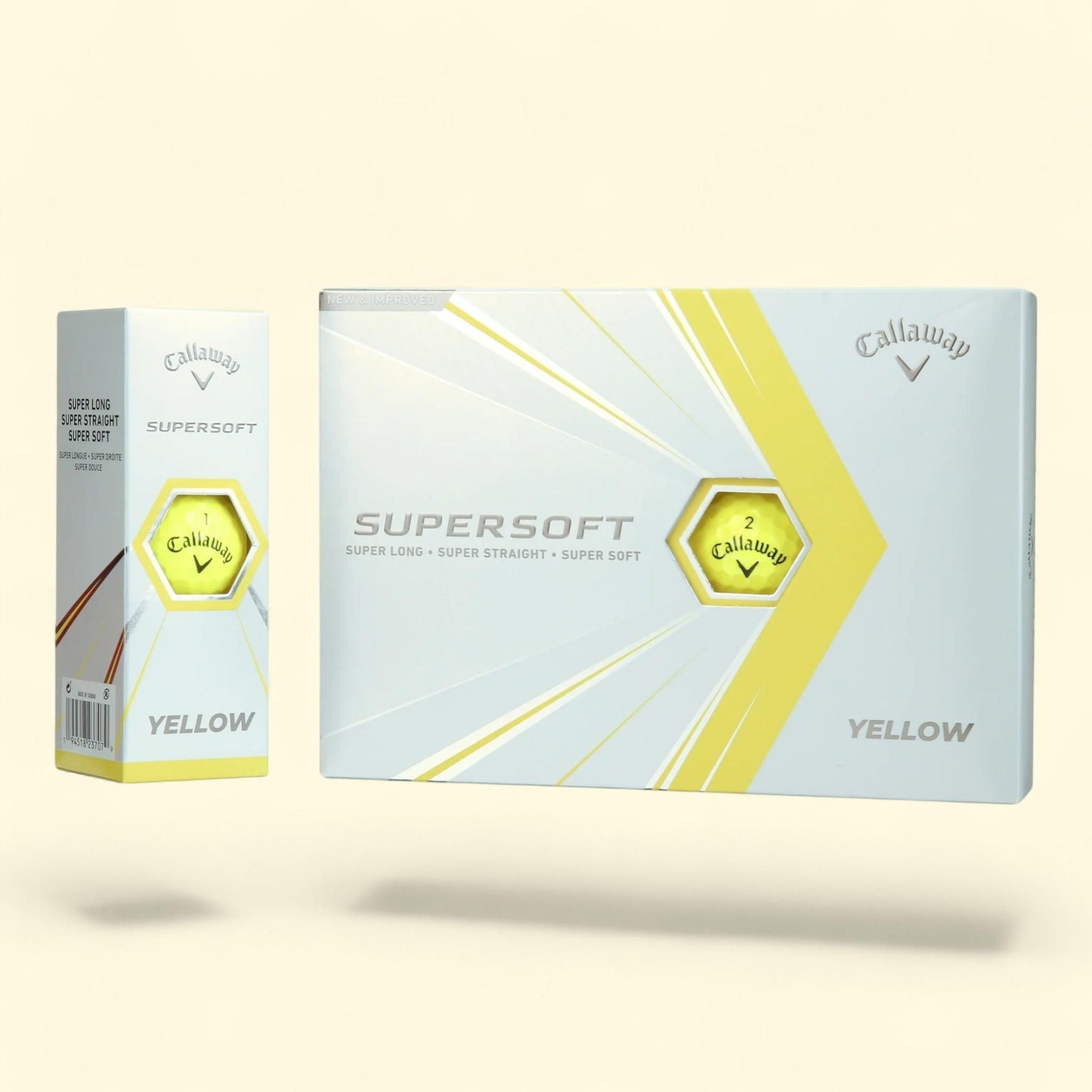 Callaway Supersoft Golf Balls, Yellow, 12 Pack