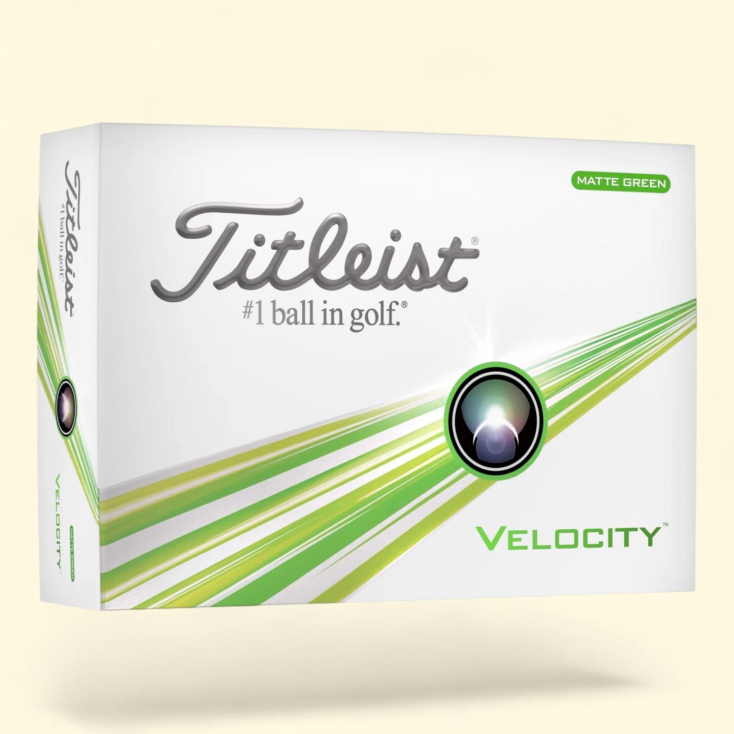 Titleist Velocity Matte Green DD #'s, 12 Pack