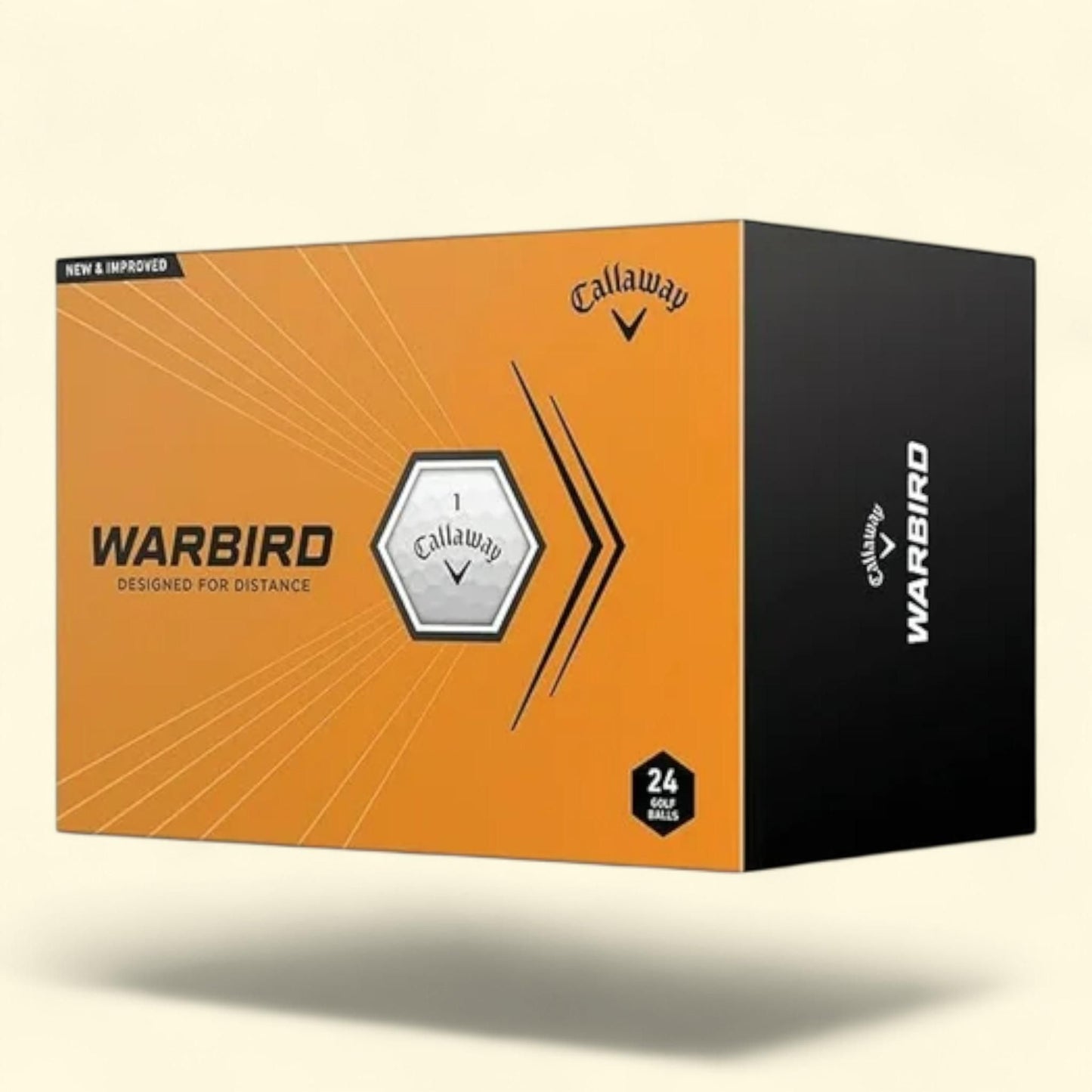 Callaway Warbird Distance+ Golf Balls 2025 24pk, White