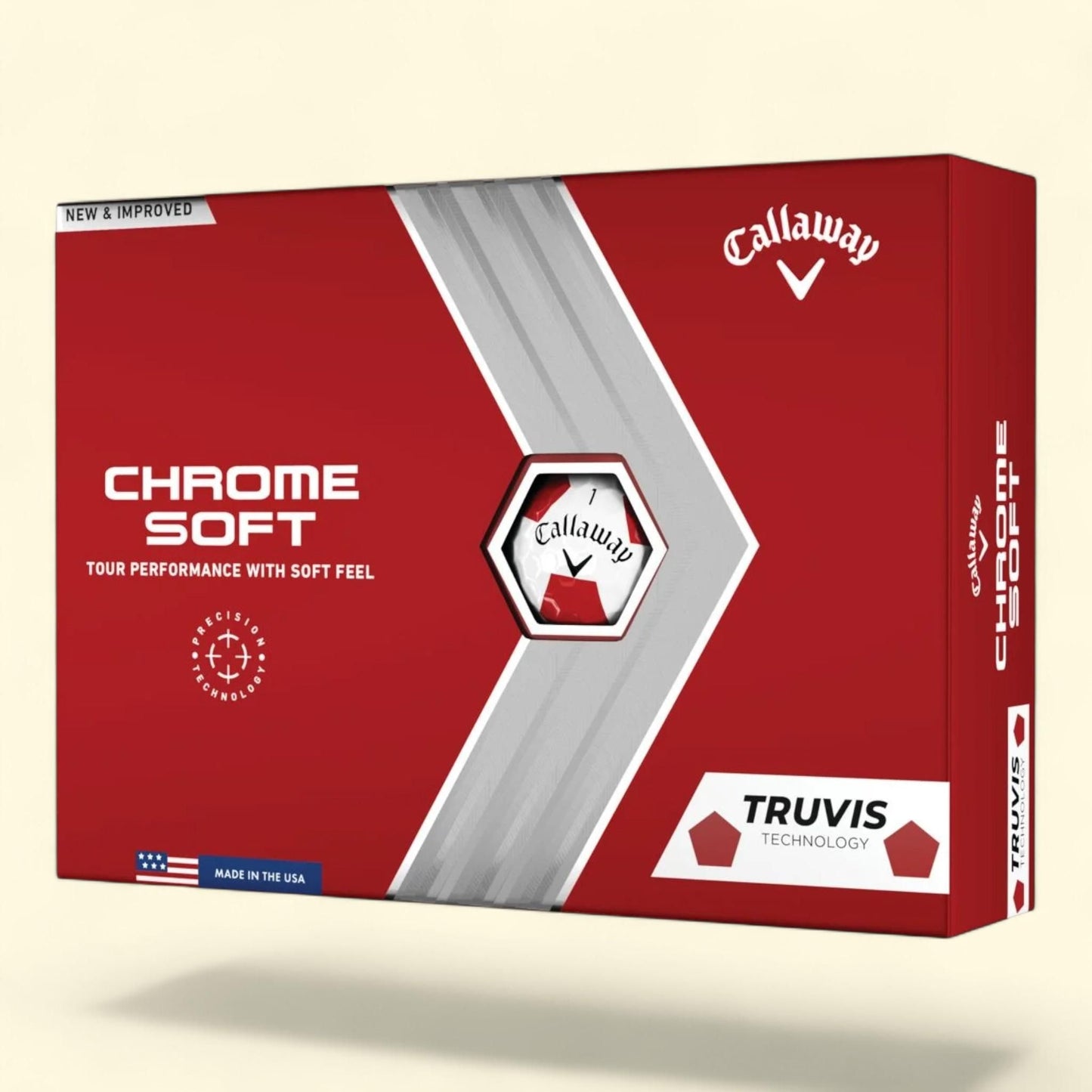 Callaway Chrome Soft Truvis Golf Balls, 12pk