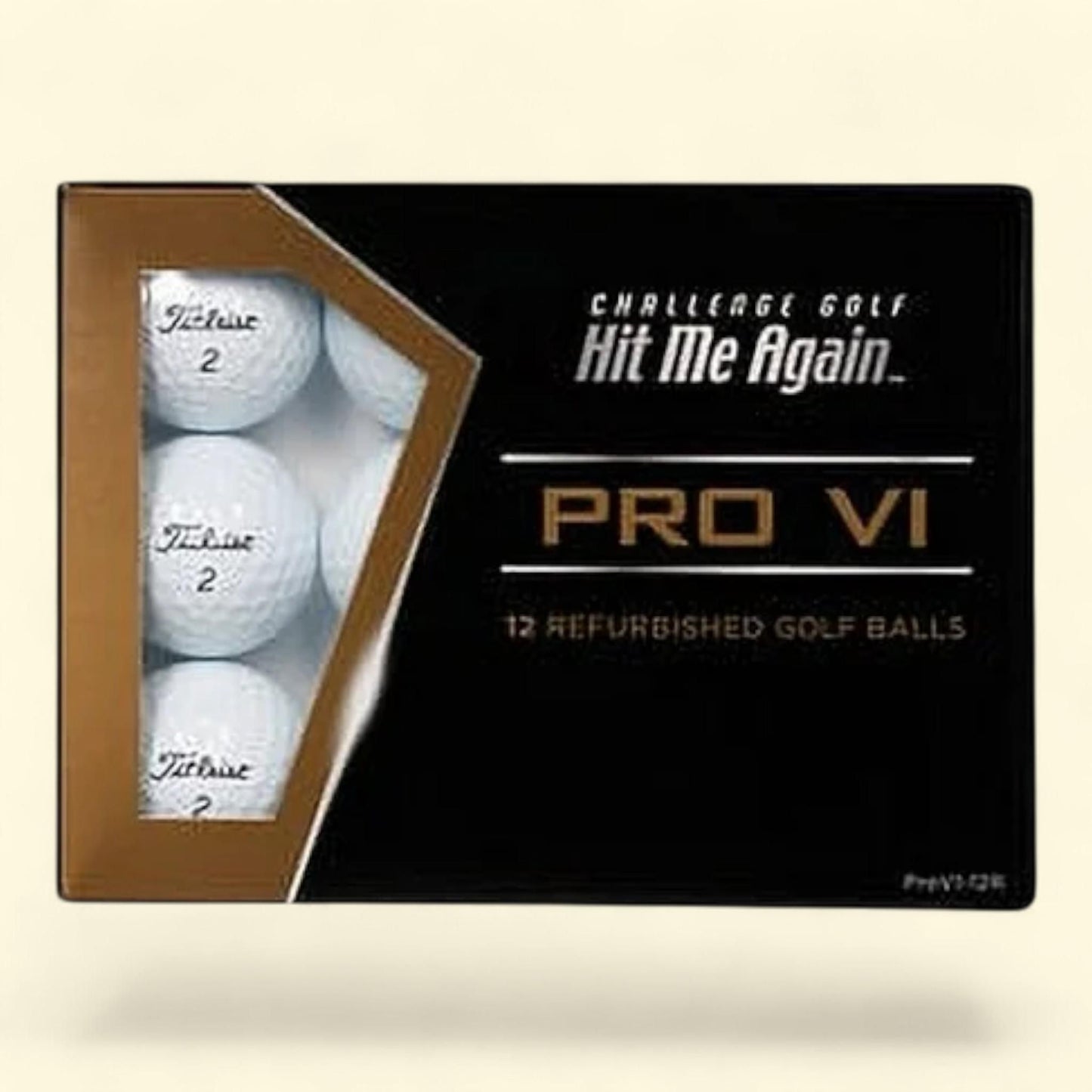 ProV1 Golf Balls, Hit Me Again, White, 12 Pack