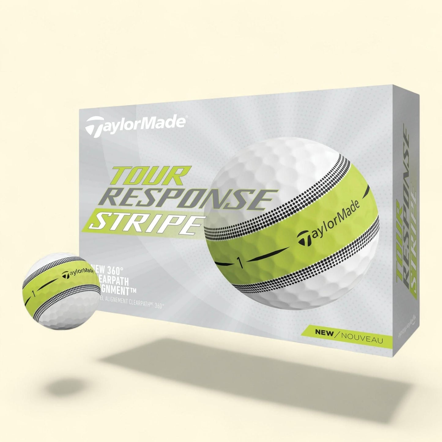 TaylorMade Tour Response Golf Balls, 12 Pack, White