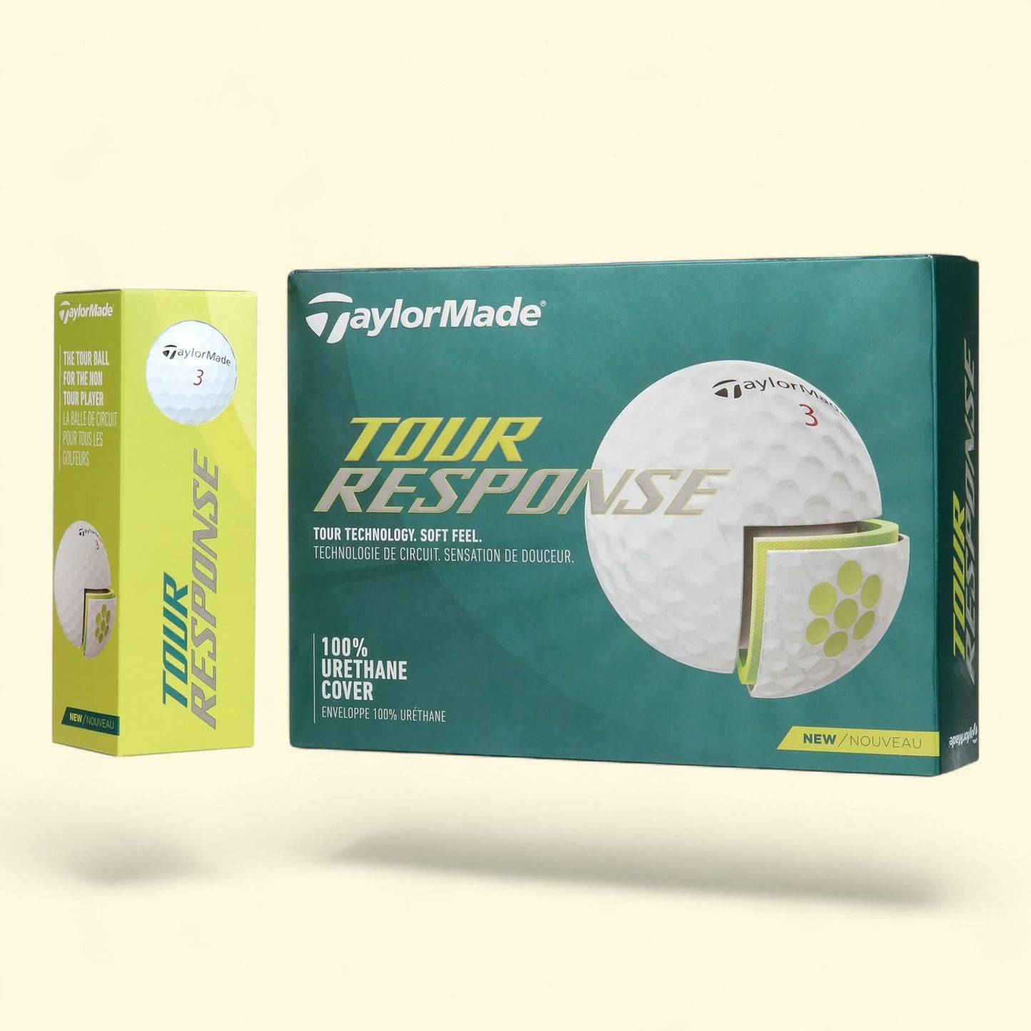 TaylorMade Tour Response Golf Balls, White,12 ct
