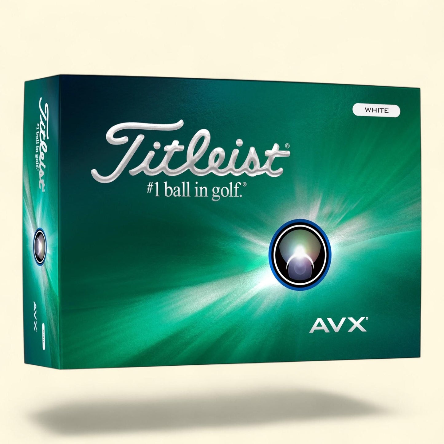 Titleist AVX Golf Balls, White, 2024