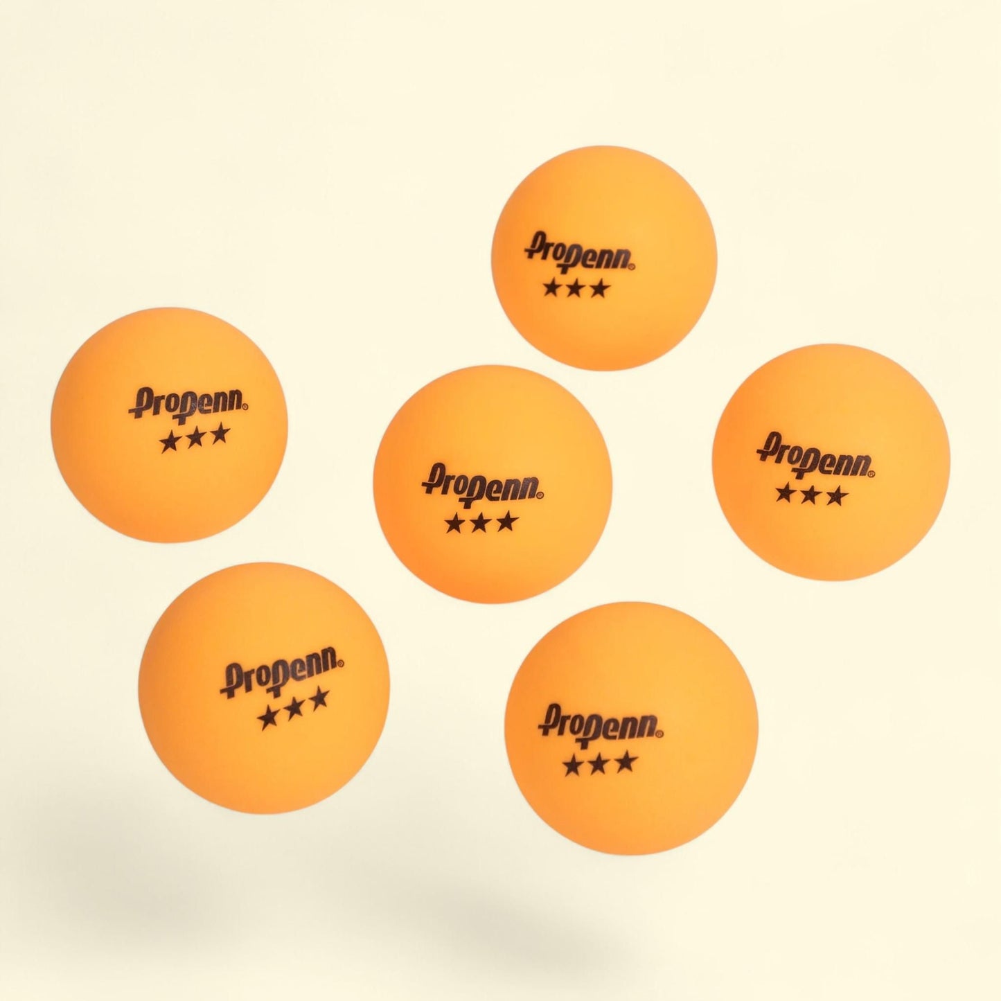 Penn Pro Tournament Table Tennis Balls, 40 mm, 6 Count