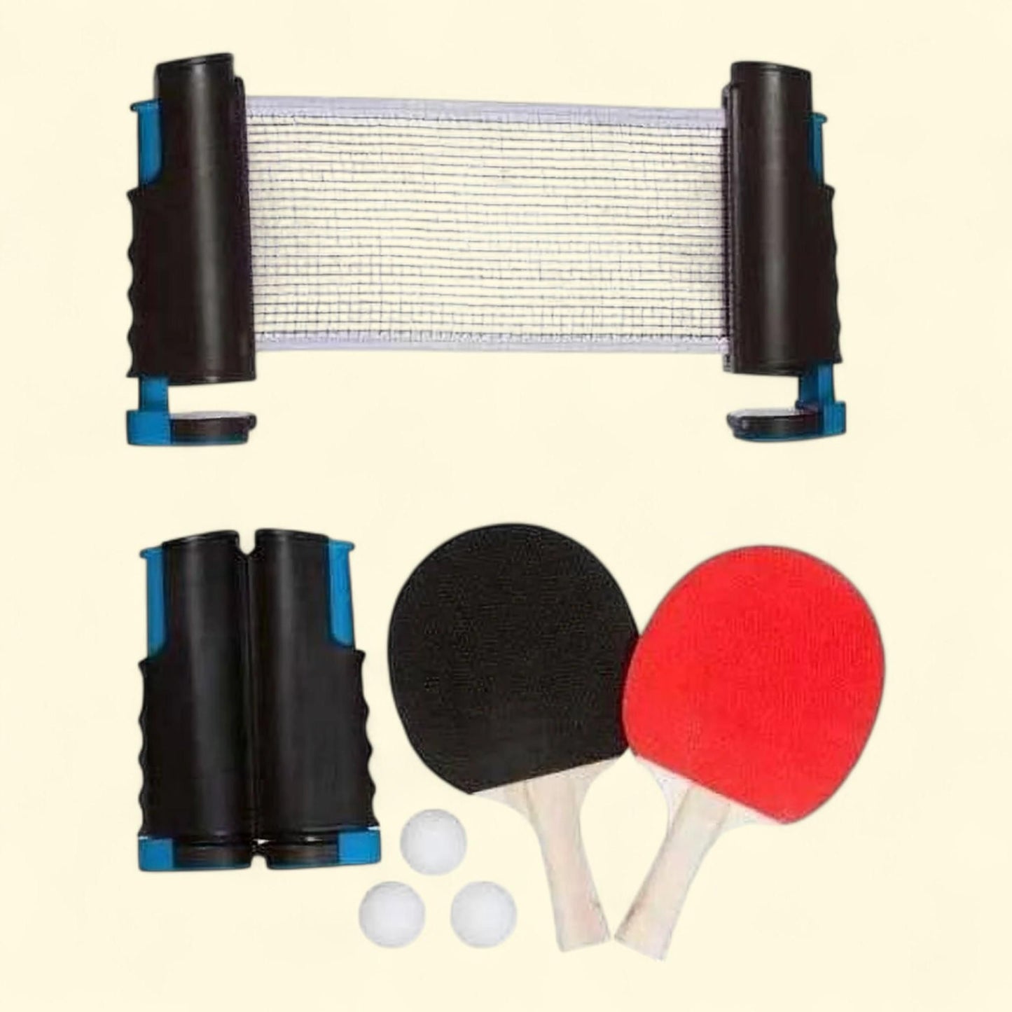 Trademark Innovations Anywhere Table Tennis Set with Paddles and 3 ... — authentic US product shipped worldwide by Treatspree