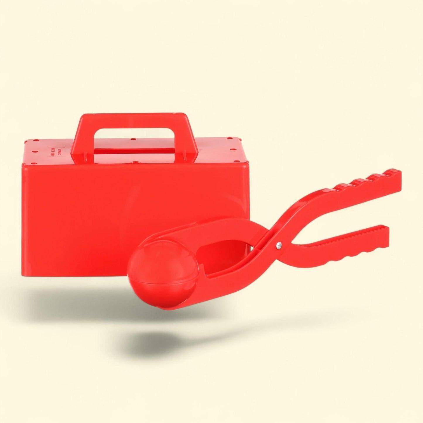 MinnARK Snowball & Brick Maker Set, Kids' Winter Snow & Sled Accessories, Plastic, Red, Ages 3+