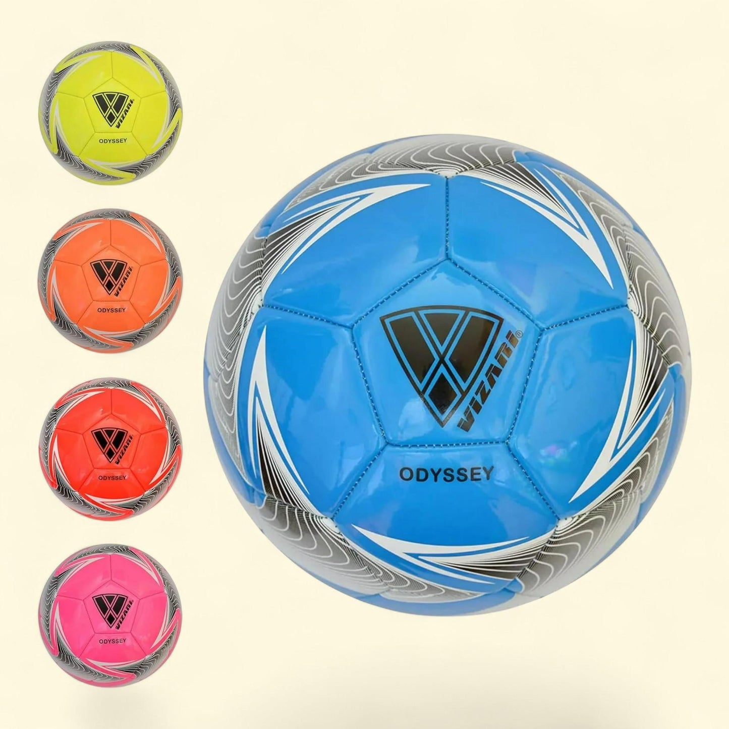 Vizari Odyssey Soccer Ball, Size 3, 4, 5, BLUE — authentic US product shipped worldwide by Treatspree